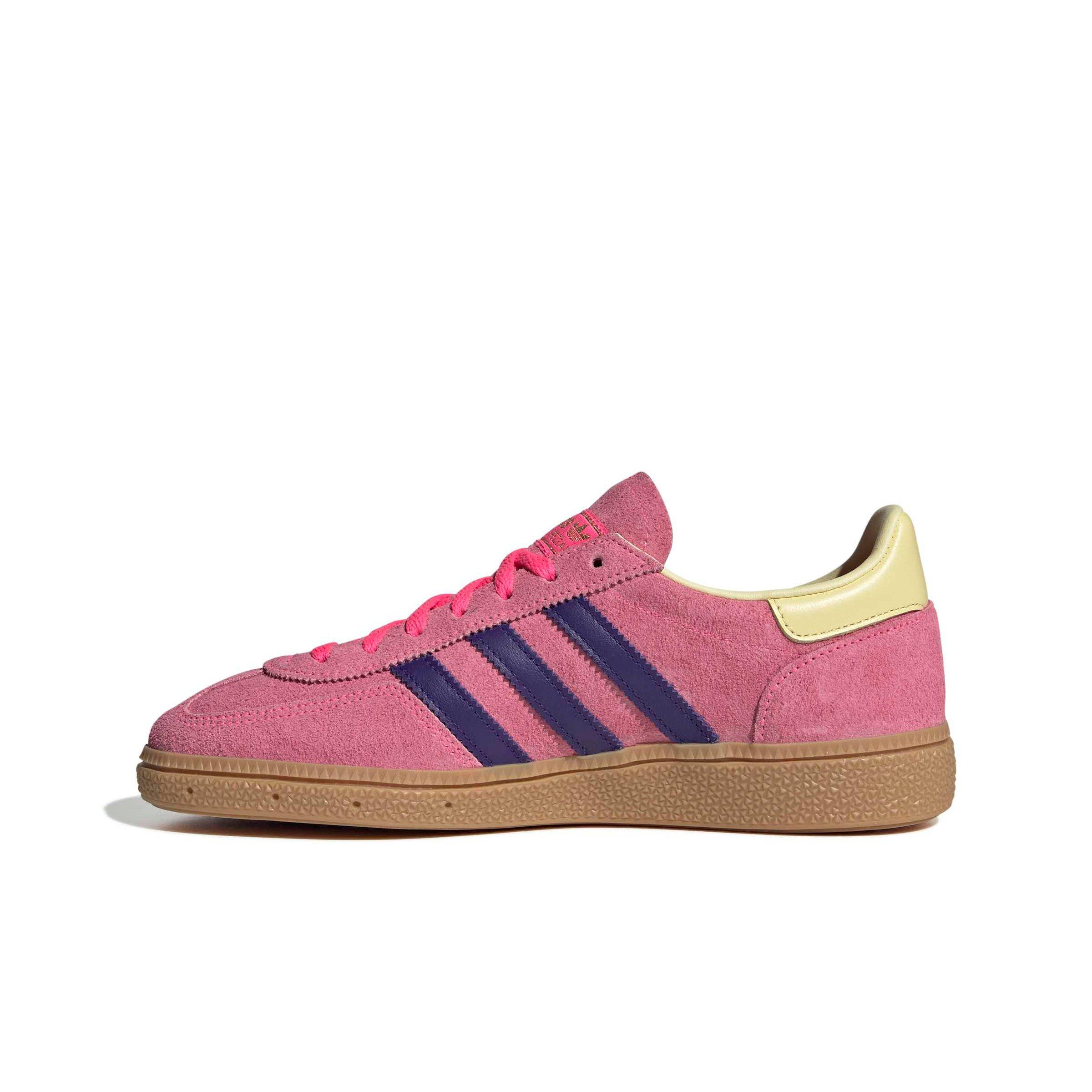 adidas Originals Handball Spezial "Lucid Pink/Collegiate Purple/Almost Yellow" Women's Shoe - PINK/PURPLE/YELLOW Thumbnail View 2