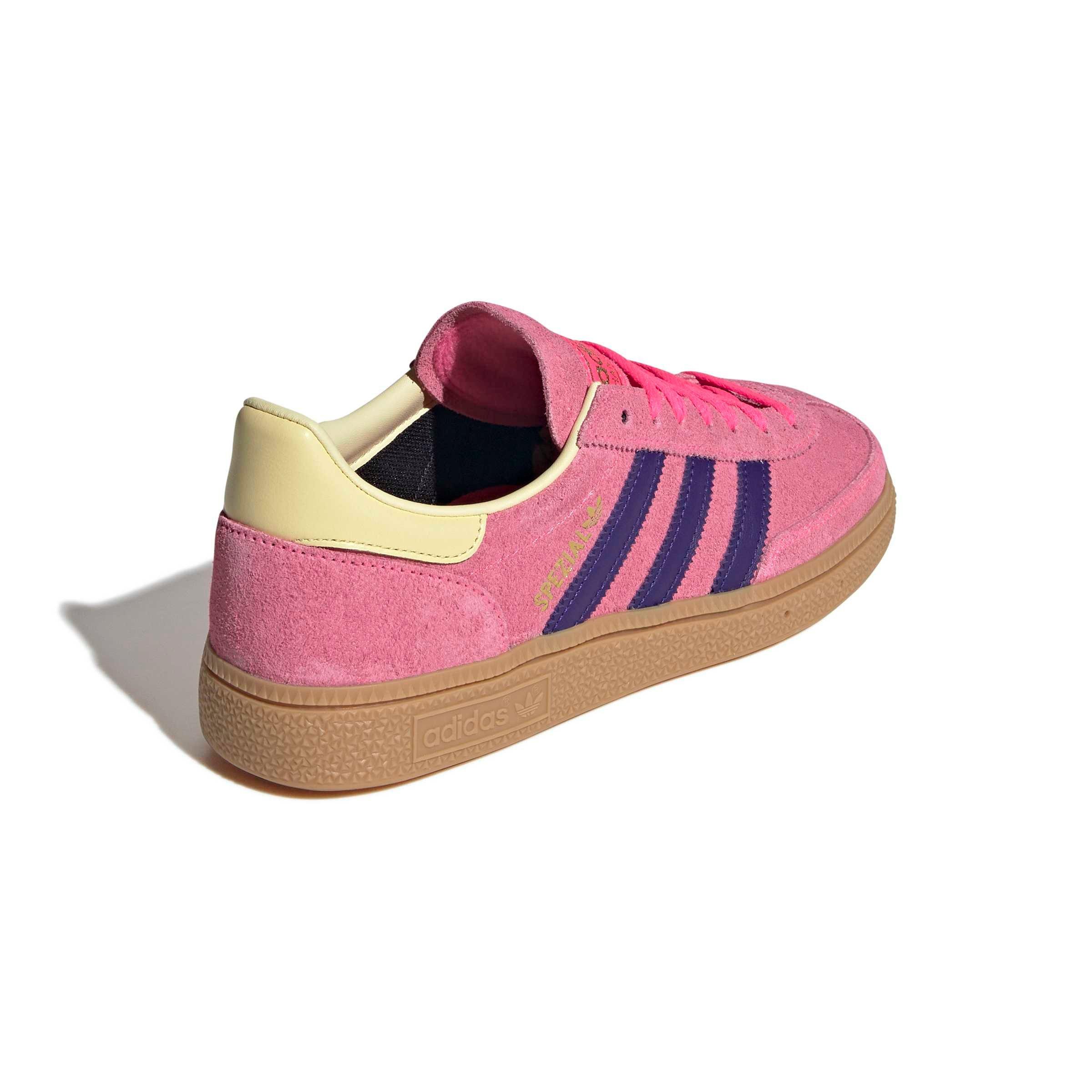 adidas Originals Handball Spezial "Lucid Pink/Collegiate Purple/Almost Yellow" Women's Shoe - PINK/PURPLE/YELLOW Thumbnail View 4