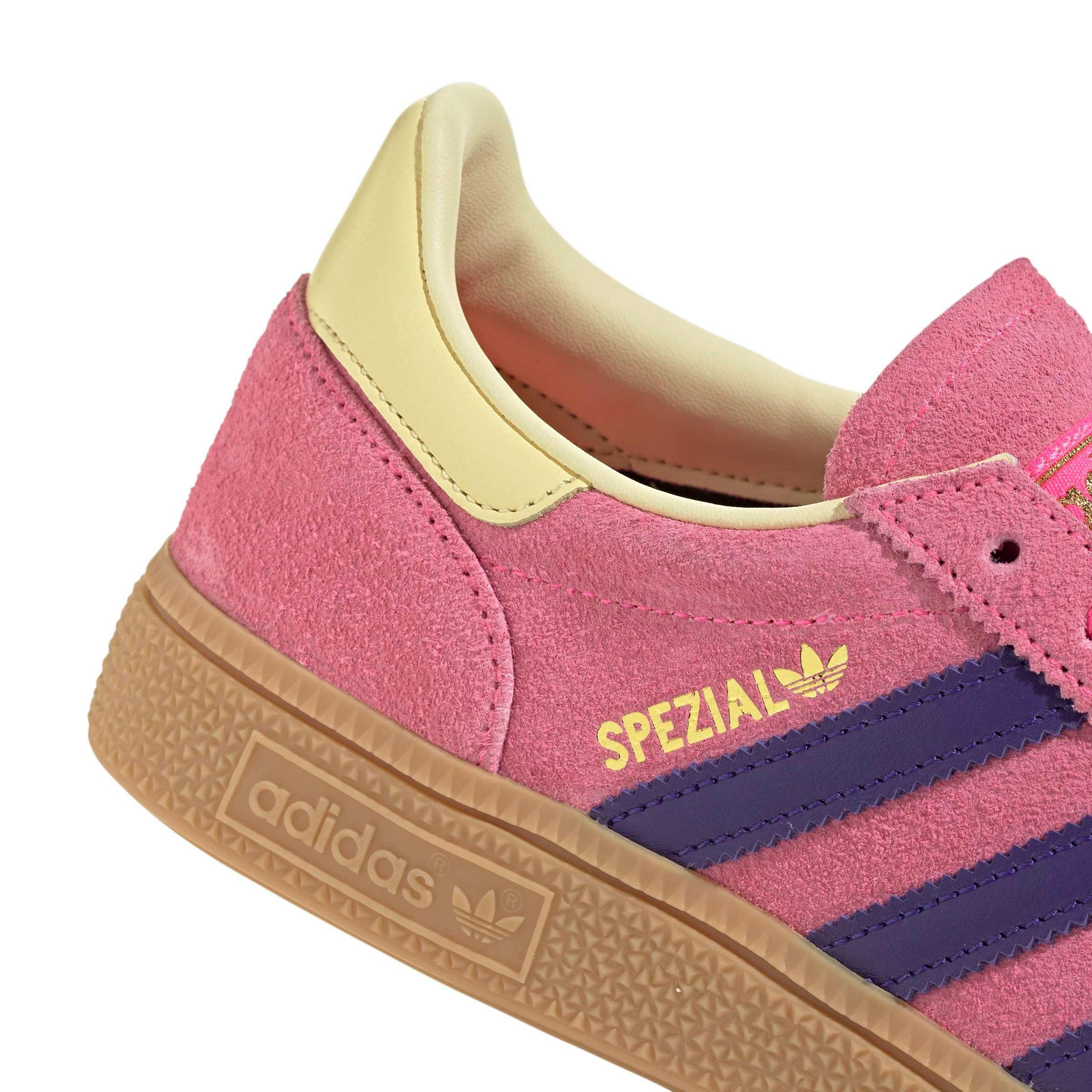 adidas Originals Handball Spezial "Lucid Pink/Collegiate Purple/Almost Yellow" Women's Shoe - PINK/PURPLE/YELLOW Thumbnail View 6