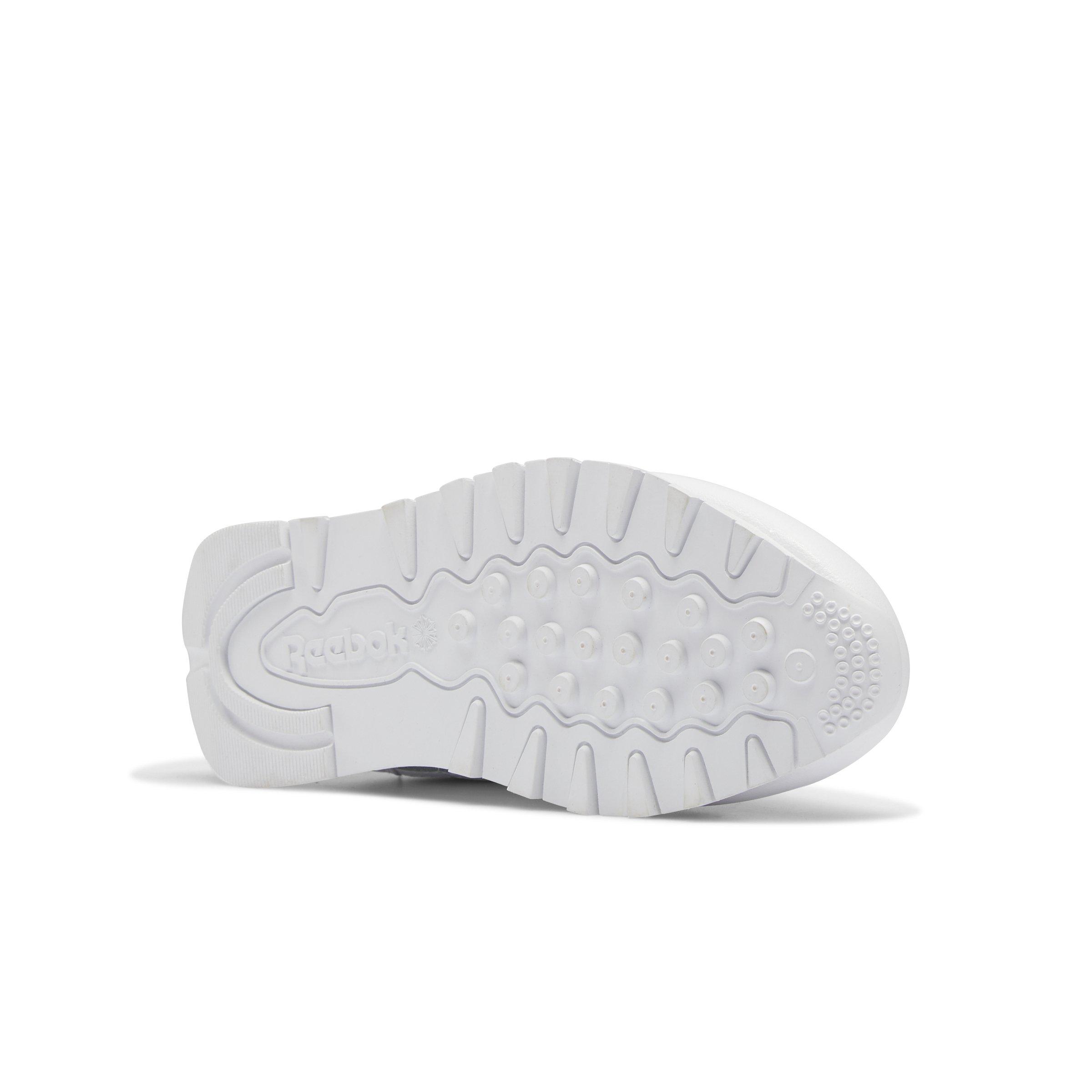 Reebok Classic Leather Grade School Boys' "Ftwr White/Ftwr White/Ftwr White" Shoe