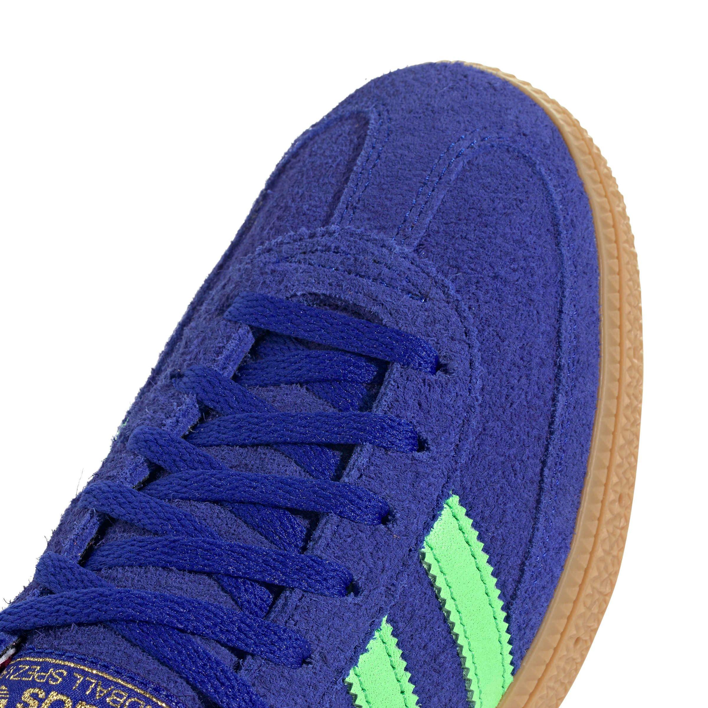 adidas Originals Handball Spezial "Lucid Blue/Lime Burst/Lucid Pink" Women's Shoe - BLUE/LIME/PINK Thumbnail View 4