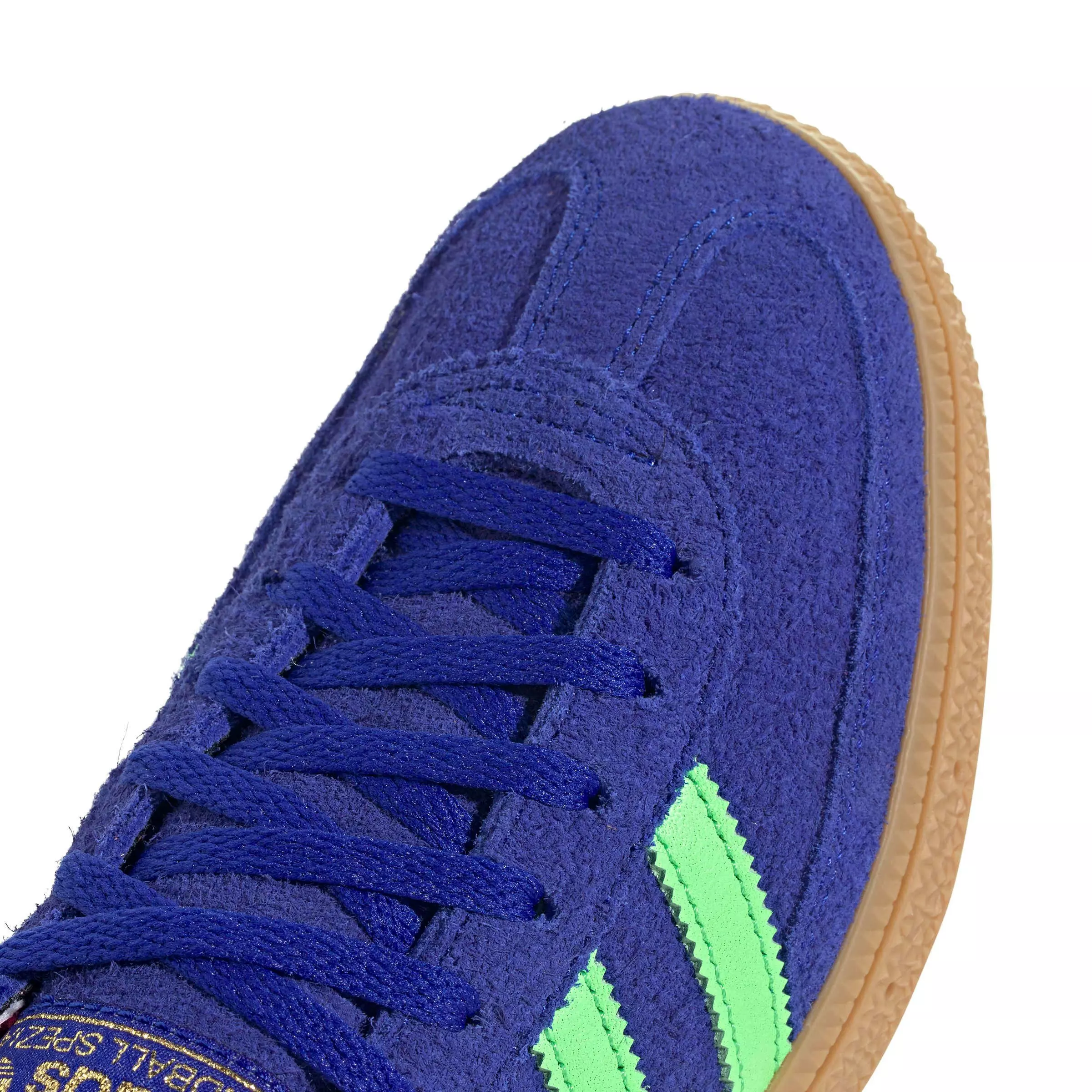 adidas Originals Handball Spezial "Lucid Blue/Lime Burst/Lucid Pink" Women's Shoe - BLUE/LIME/PINK