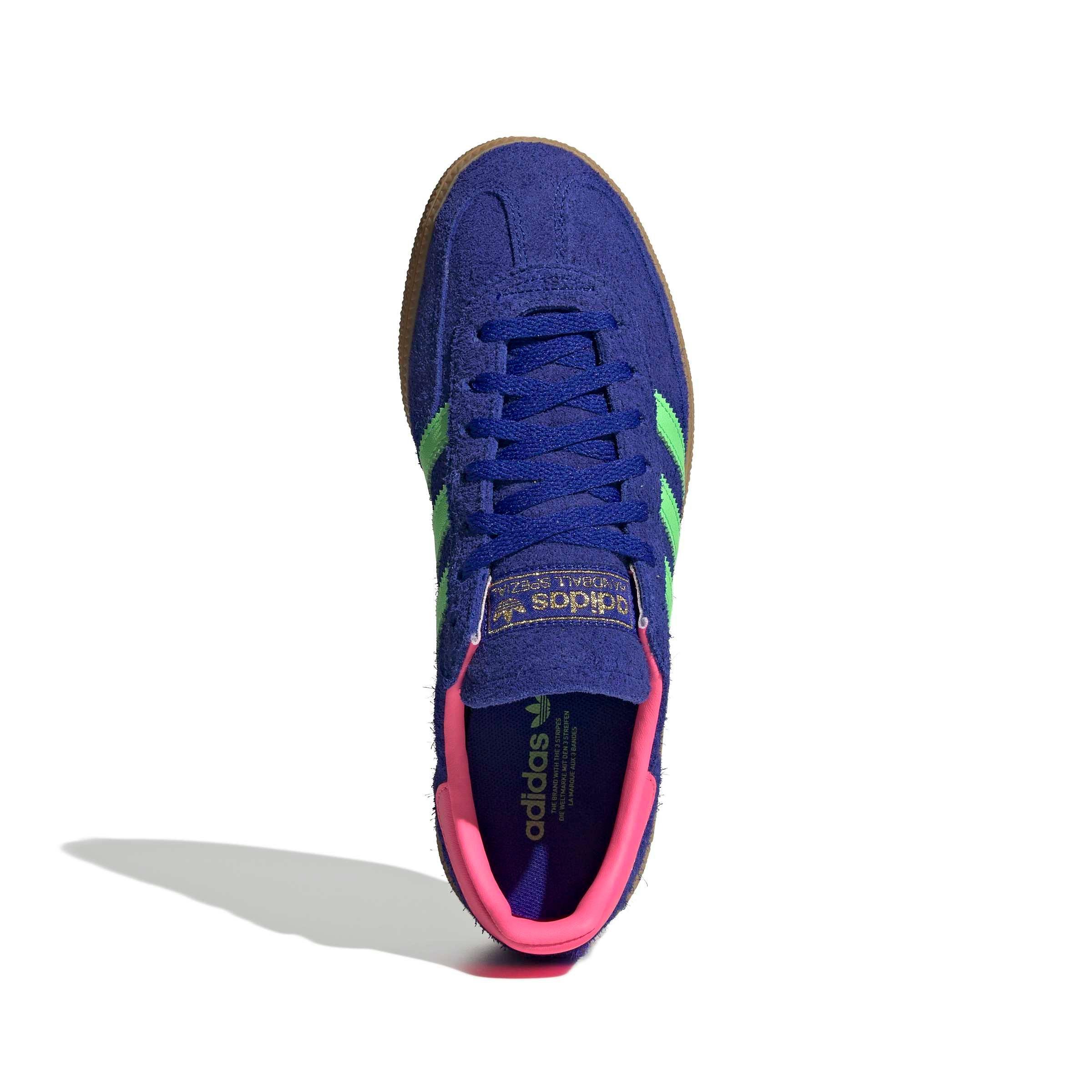 adidas Originals Handball Spezial "Lucid Blue/Lime Burst/Lucid Pink" Women's Shoe - BLUE/LIME/PINK Thumbnail View 5