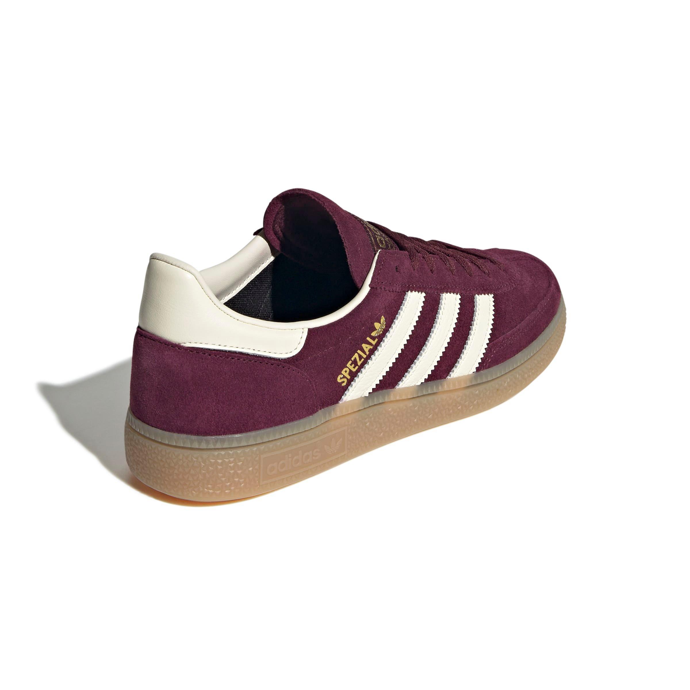 adidas Originals Handball Spezial "Maroon/Cream White/Gold Metallic" Women's Shoe - MAROON/WHITE/GOLD Thumbnail View 4