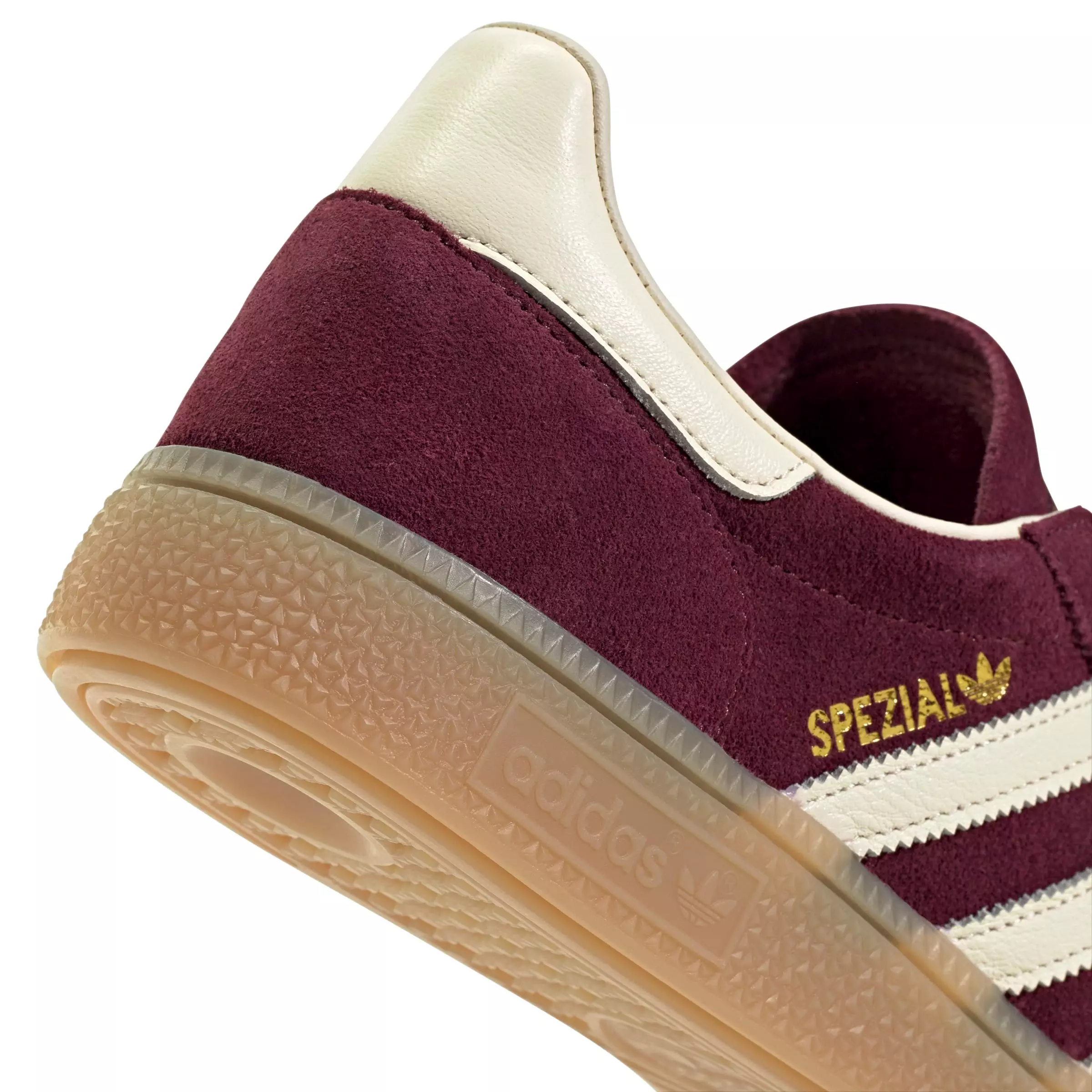 adidas Originals Handball Spezial "Maroon/Cream White/Gold Metallic" Women's Shoe - MAROON/WHITE/GOLD