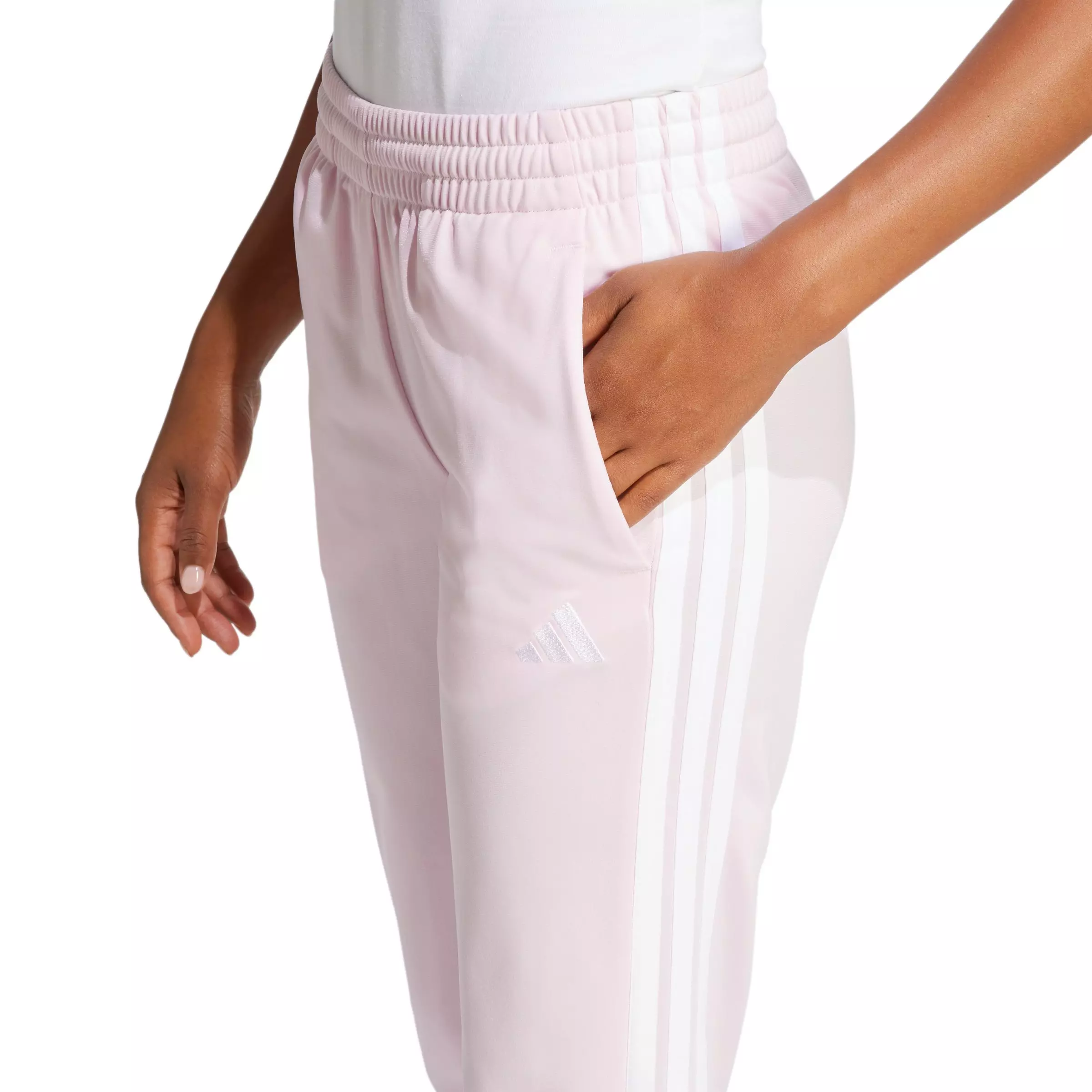 adidas Women's Dayready Track Pants - Light Pink - LIGHT PINK