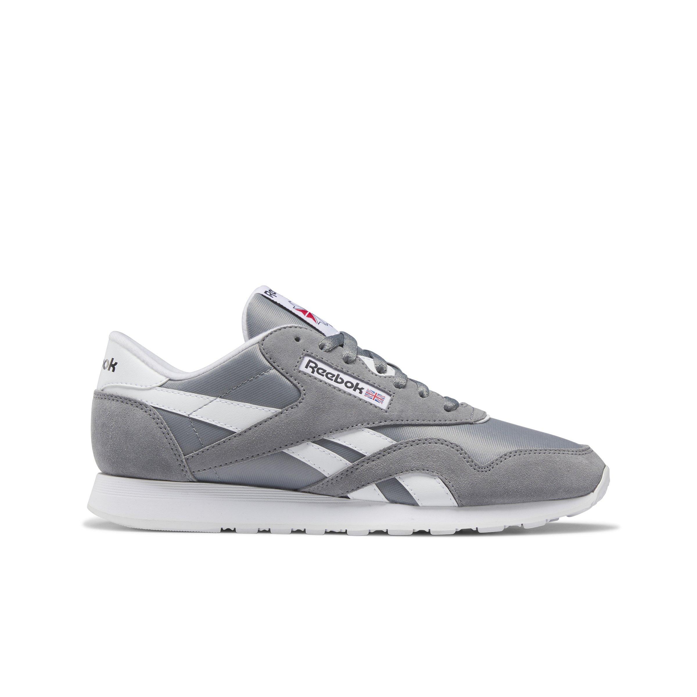 Reebok Classic Nylon Boys' Lace Up Casual Shoes - Grey/White