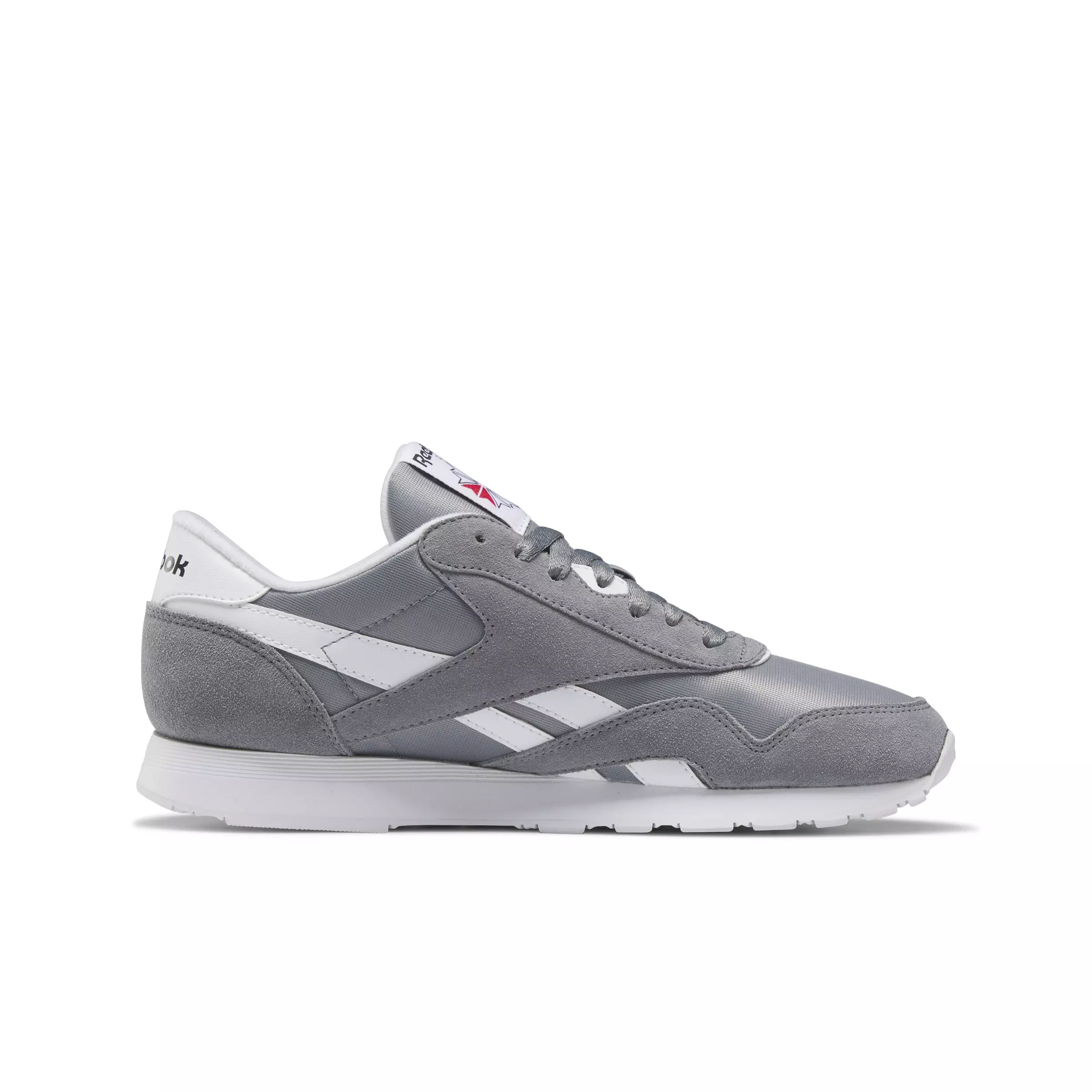 Reebok Classic Nylon "Pure Grey 5/Ftwr White/Ftwr White" Grade School Boys' Shoe - GREY/WHITE/WHITE