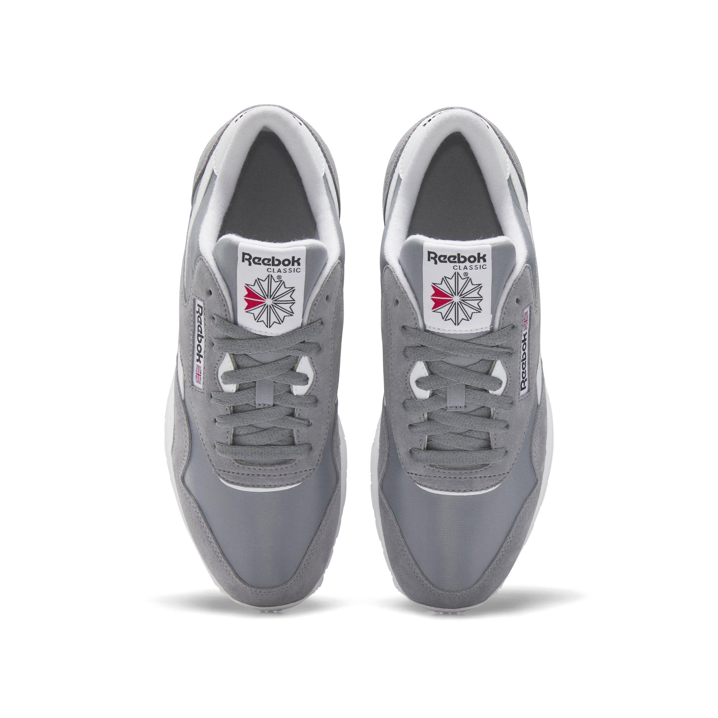 Reebok Classic Nylon Grade School Boys' "Pure Grey 5/Ftwr White/Ftwr White" Shoe