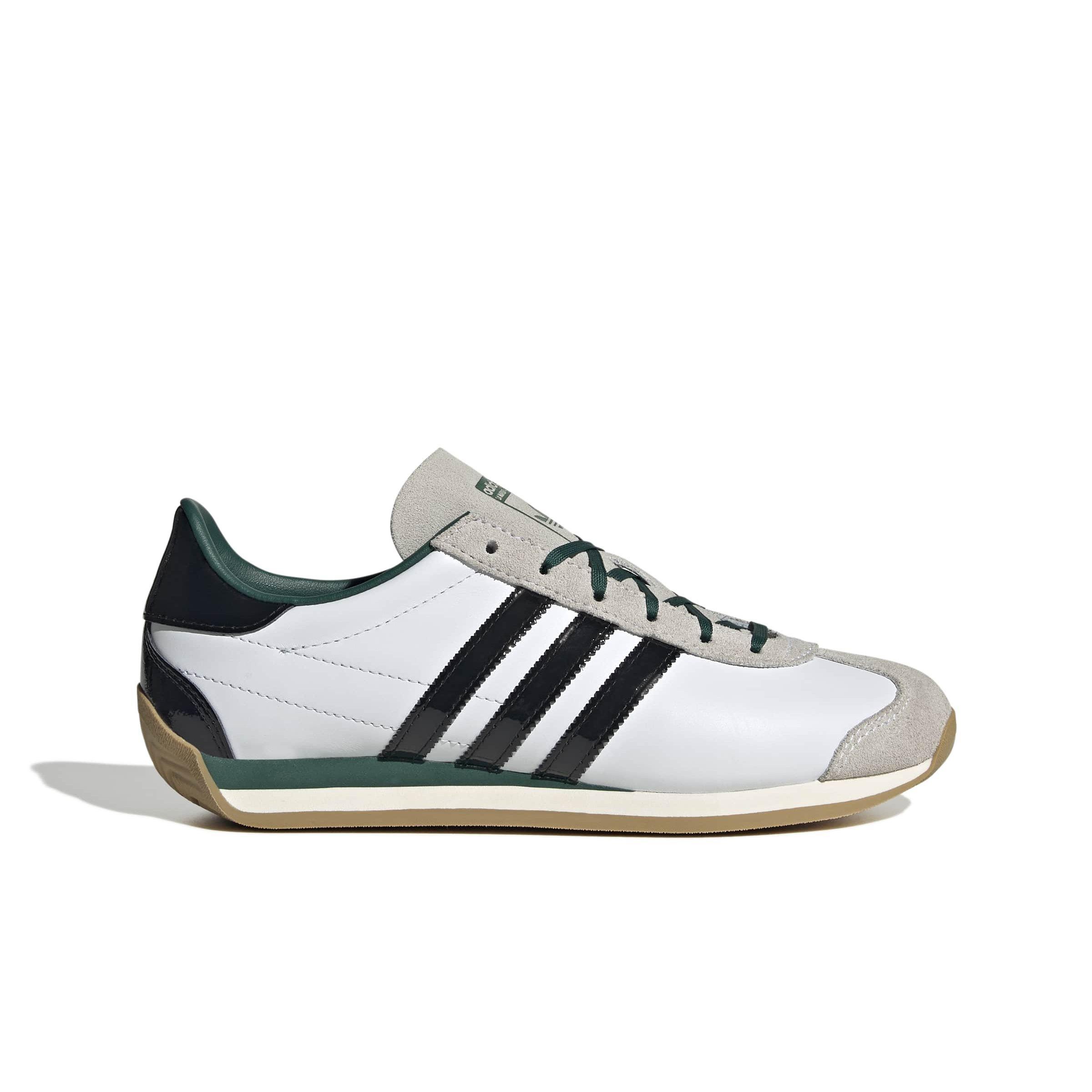 adidas Originals Country OG "Ftwr White/Core Black/Golden Beige" Women's Shoe - WHITE/BLACK/BEIGE Thumbnail View 1