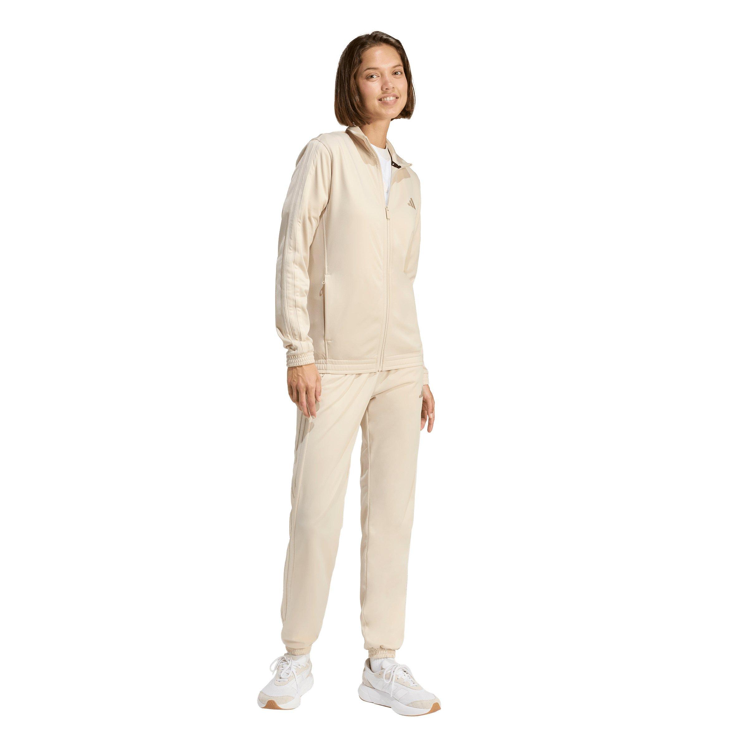 adidas Women's Dayready Track Pants - Beige - BEIGE Thumbnail View 5