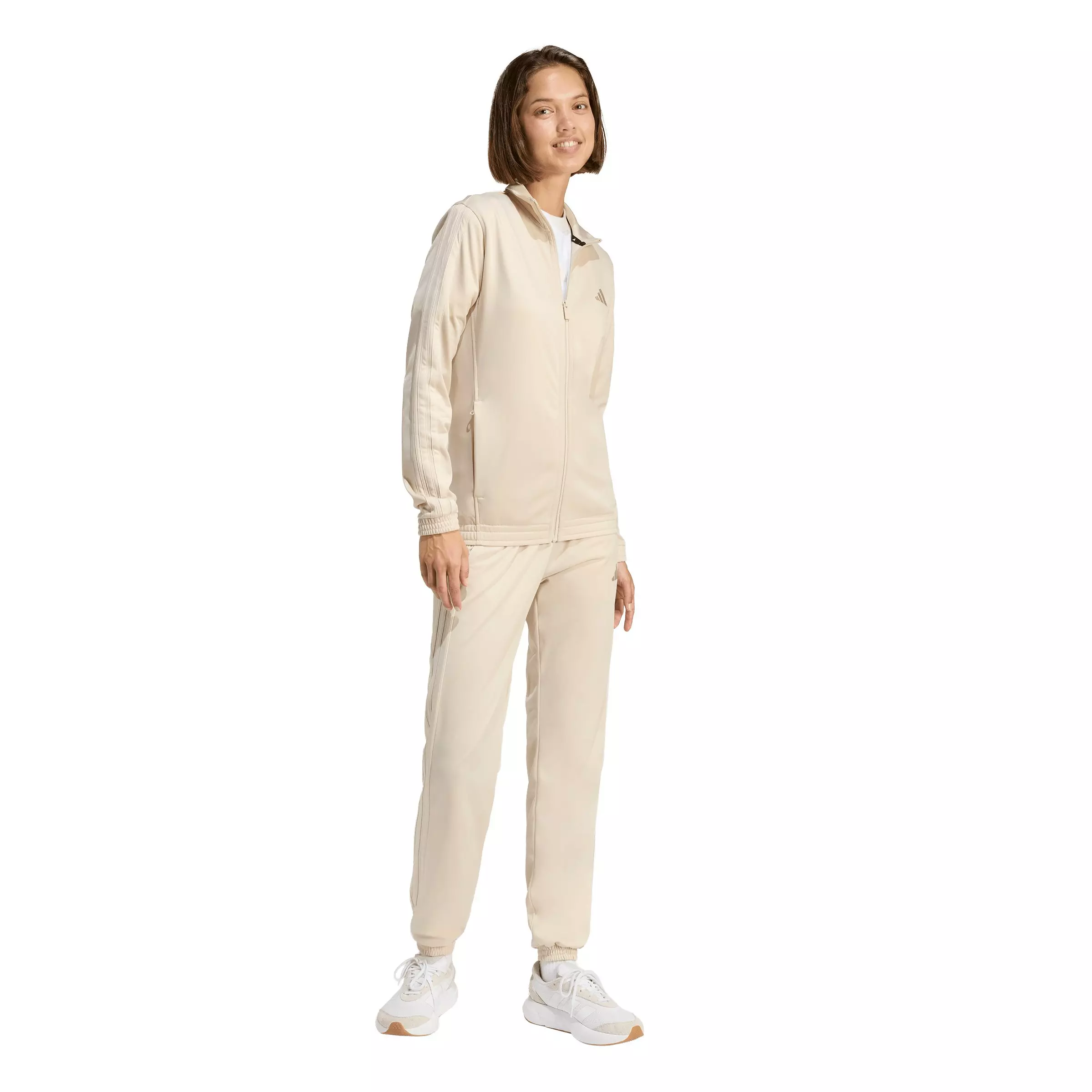 adidas Women's Dayready Track Pants - Beige - BEIGE