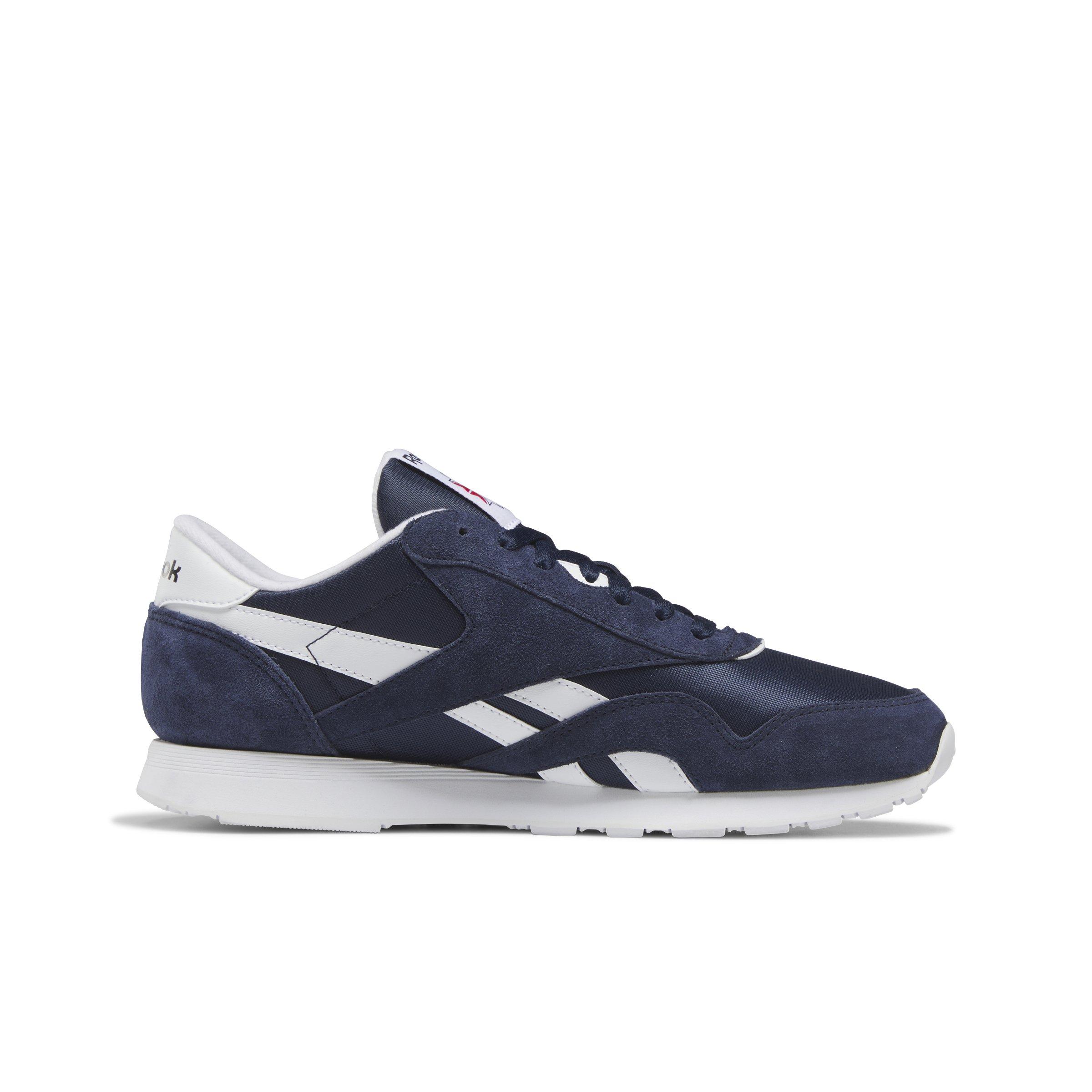 Reebok Classic Nylon Grade School Boys' "Vector Navy/Ftwr White/Ftwr White" Shoe