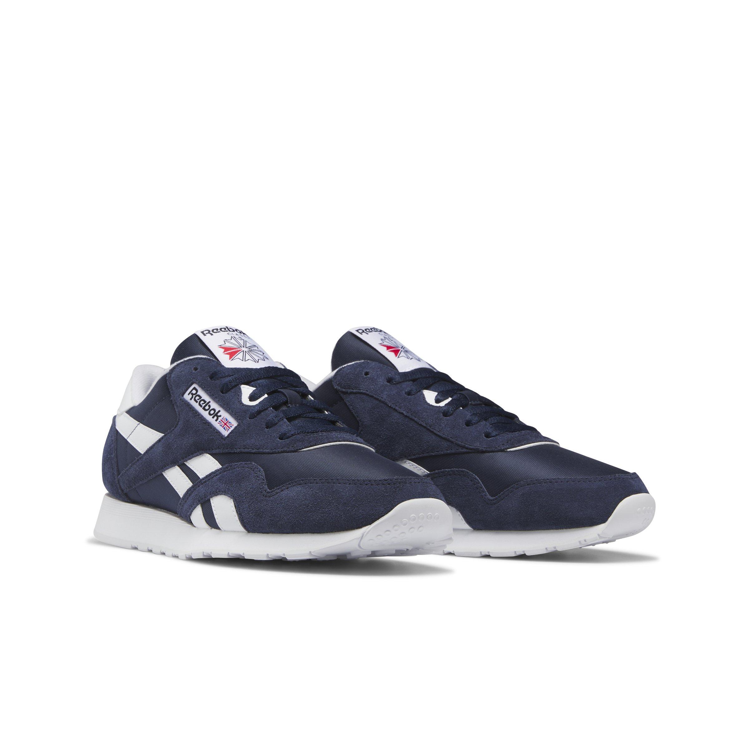 Reebok Classic Nylon Grade School Boys' "Vector Navy/Ftwr White/Ftwr White" Shoe