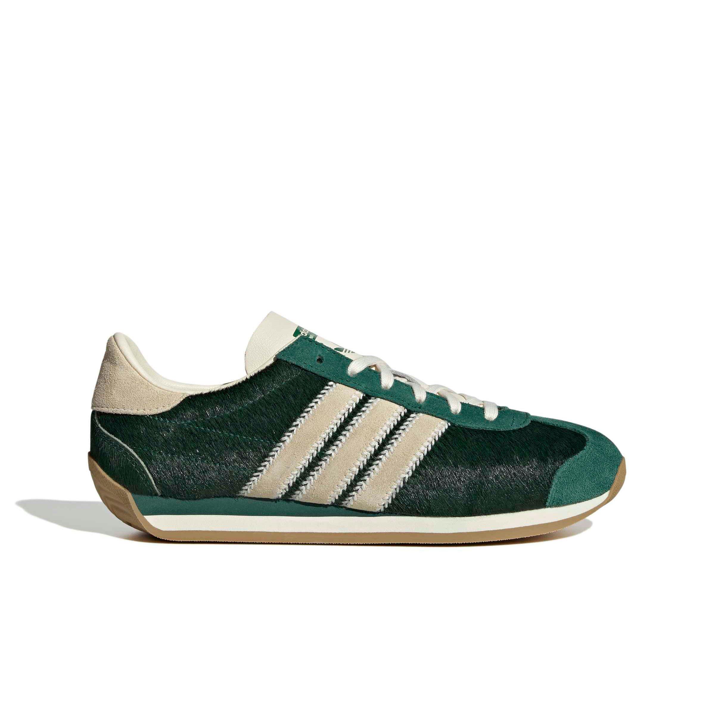 adidas Originals Country OG "Cream White/Collegiate Green/Golden Beige" Women's Shoe - WHITE/GREEN/BEIGE Thumbnail View 1