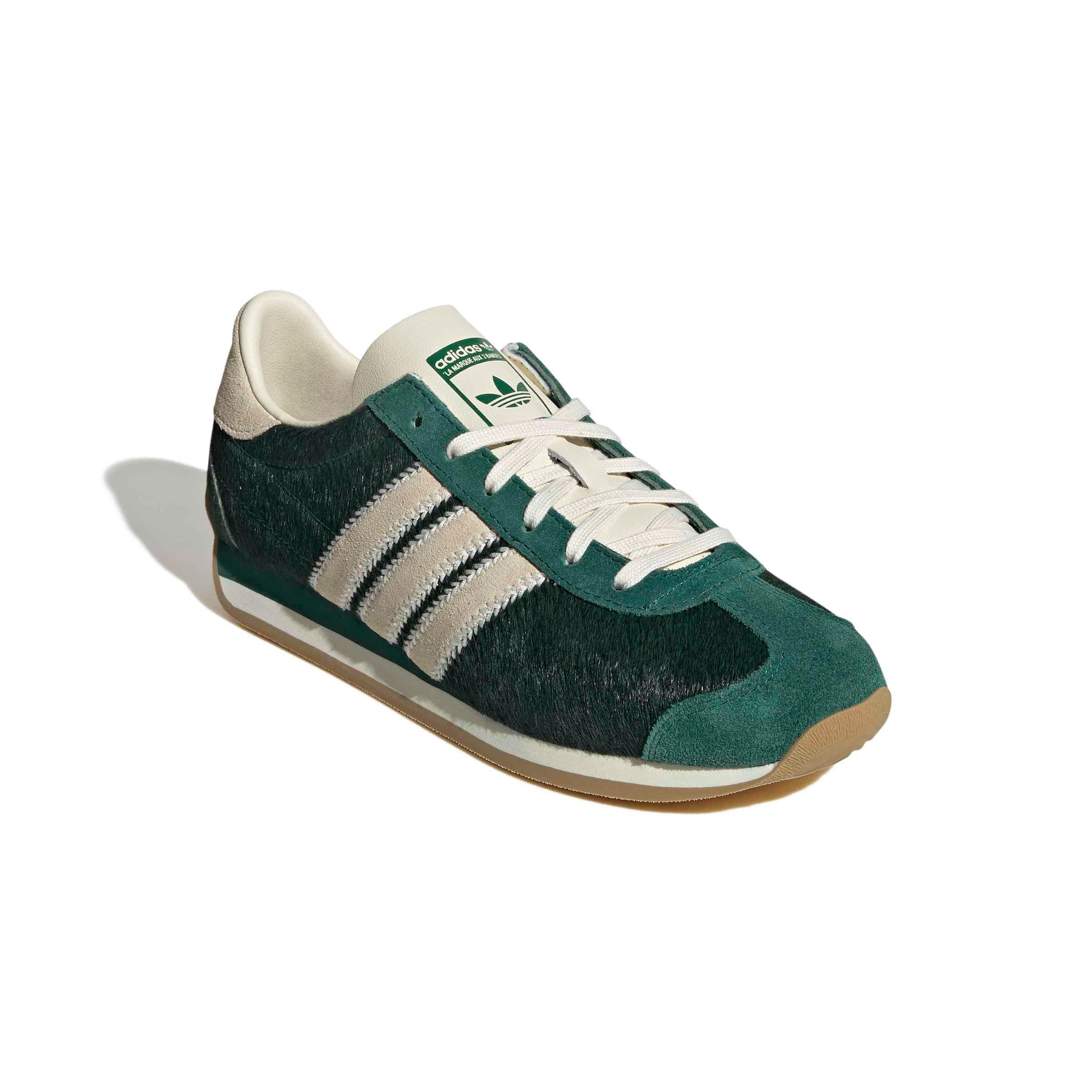 adidas Originals Country OG "Cream White/Collegiate Green/Golden Beige" Women's Shoe - WHITE/GREEN/BEIGE Thumbnail View 3