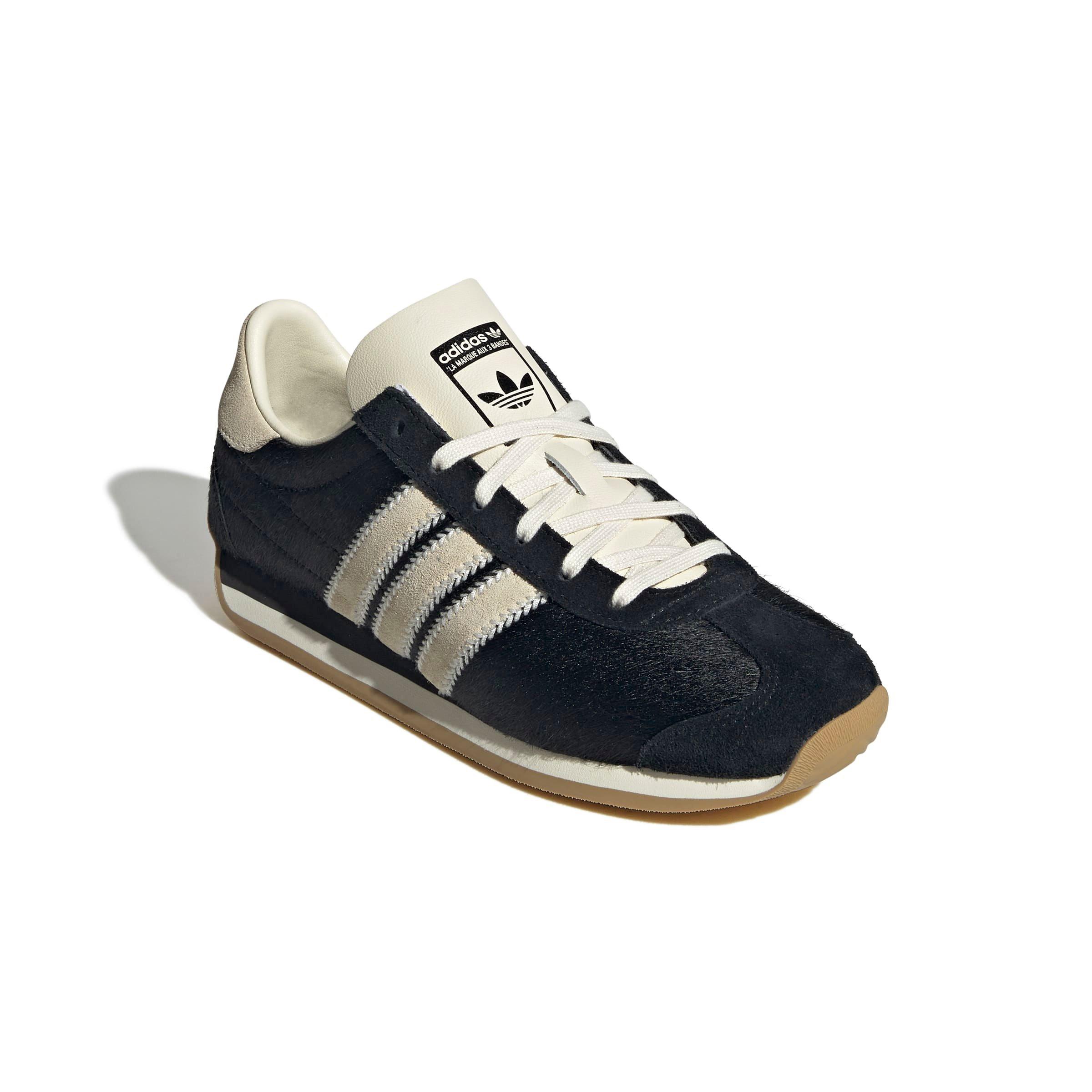 adidas Originals Country OG "Cream White/Core Black/Golden Beige" Women's Shoe - WHITE/BLACK/BEIGE Thumbnail View 3