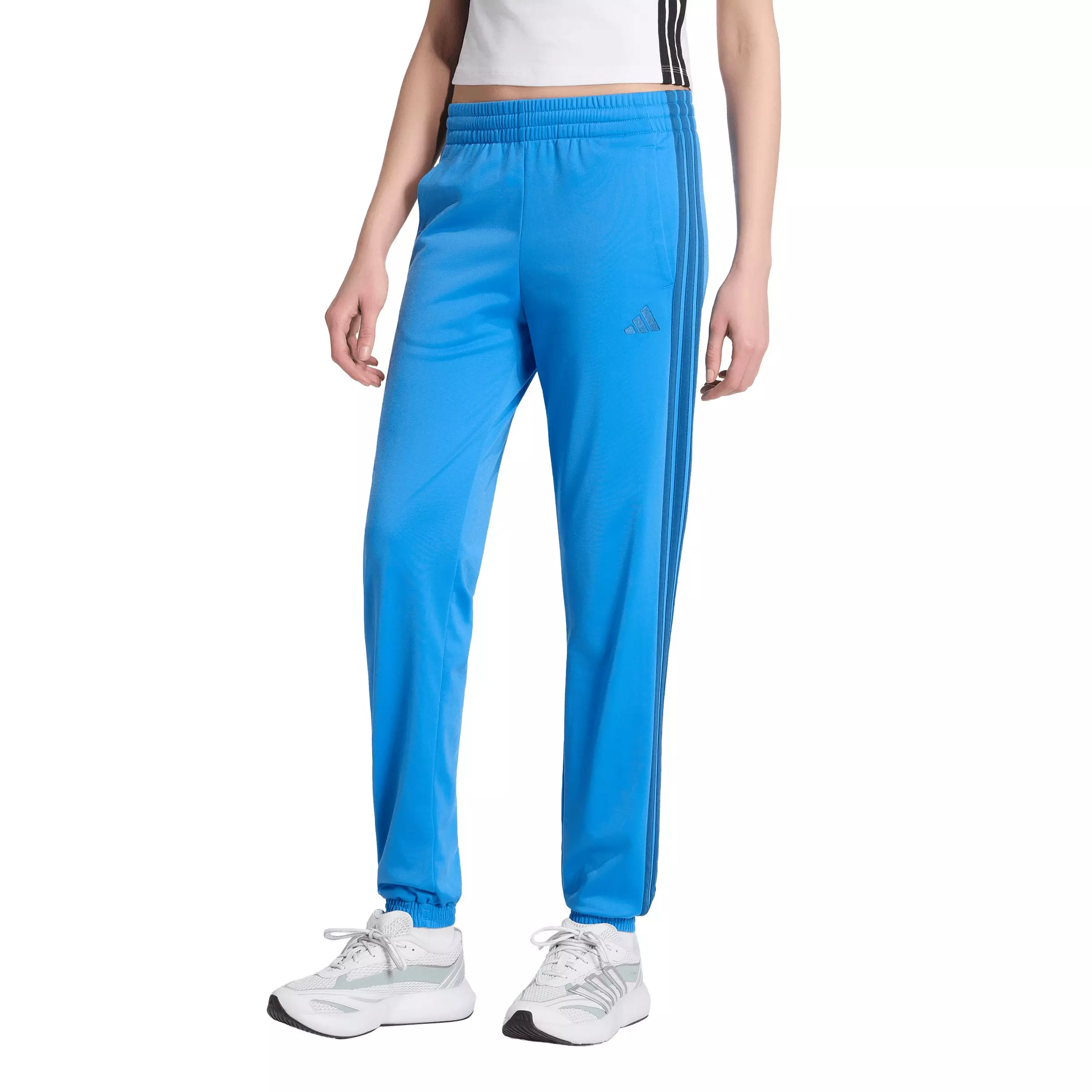 adidas Women's Dayready Track Pants - Blue - BLUE