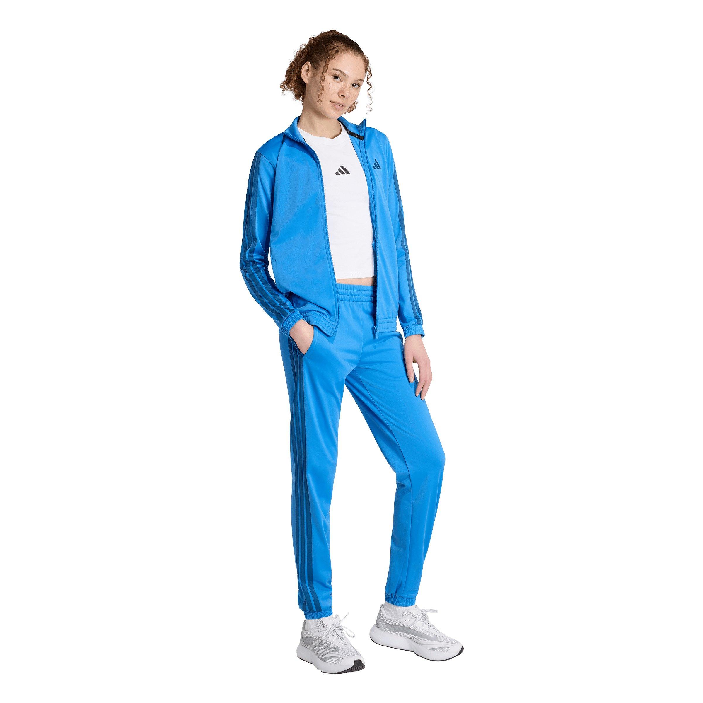 adidas Women's Dayready Track Pants - Blue - BLUE Thumbnail View 5