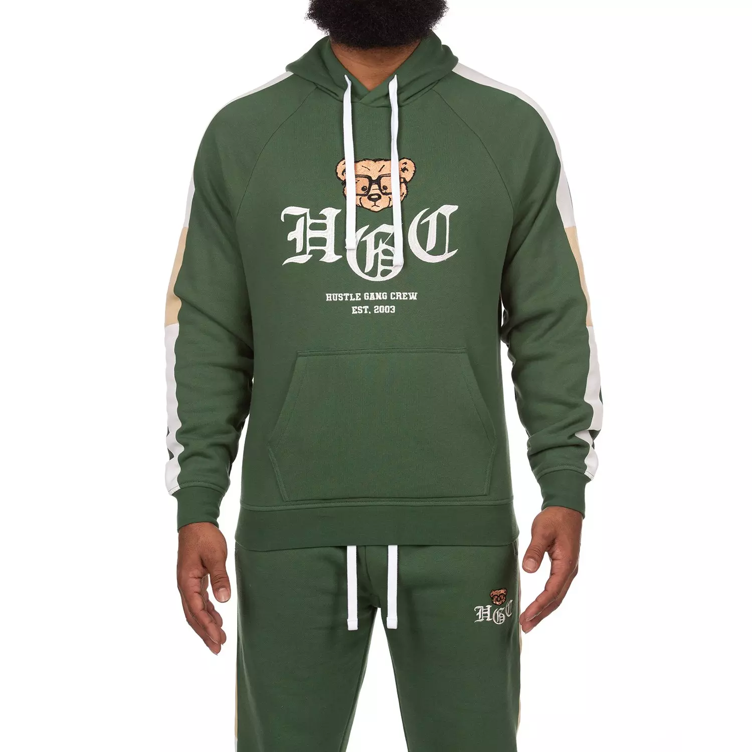 Hustle Gang Men's Cash Hoodie - GREEN