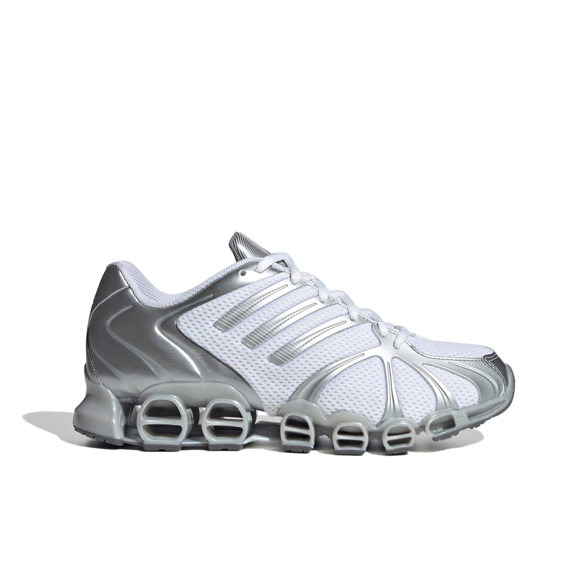 adidas Originals Mega Ghostride "Ftwr White/Silver Metallic/Matte Silver" Women's Shoe - WHITE/SILVER/SILVER Thumbnail View 1