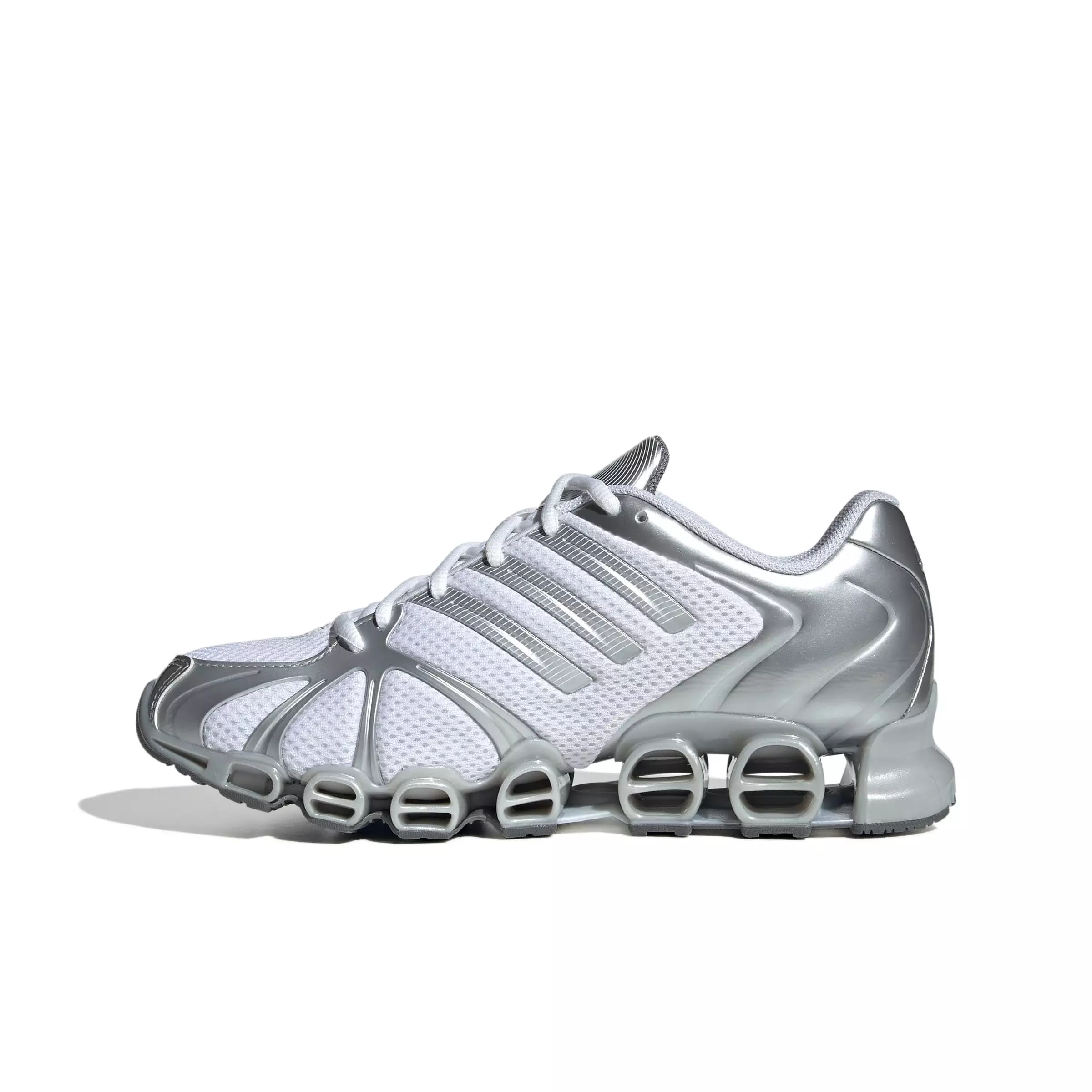 adidas Originals Mega Ghostride "Ftwr White/Silver Metallic/Matte Silver" Women's Shoe - WHITE/SILVER/SILVER