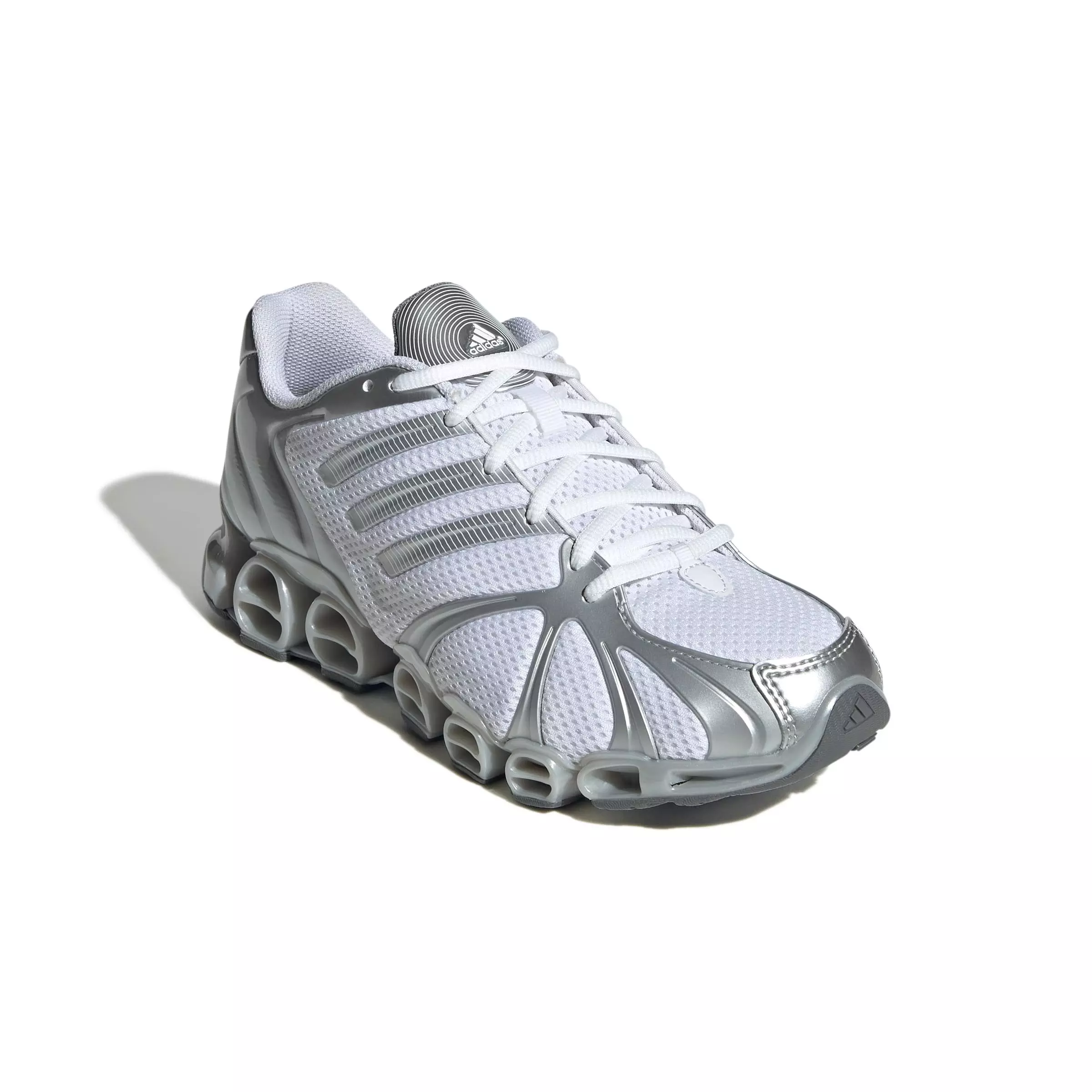 adidas Originals Mega Ghostride "Ftwr White/Silver Metallic/Matte Silver" Women's Shoe - WHITE/SILVER/SILVER