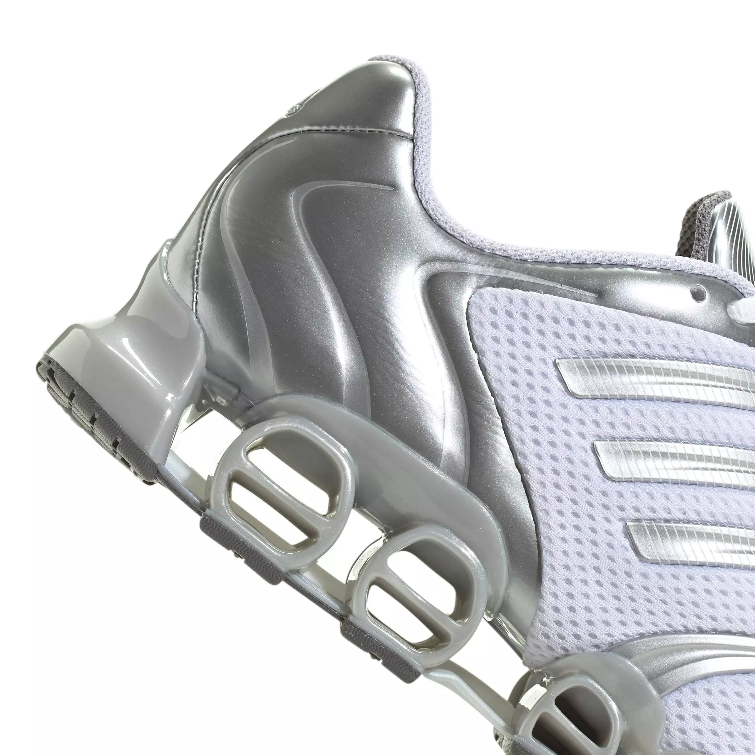 adidas Originals Mega Ghostride "Ftwr White/Silver Metallic/Matte Silver" Women's Shoe - WHITE/SILVER/SILVER