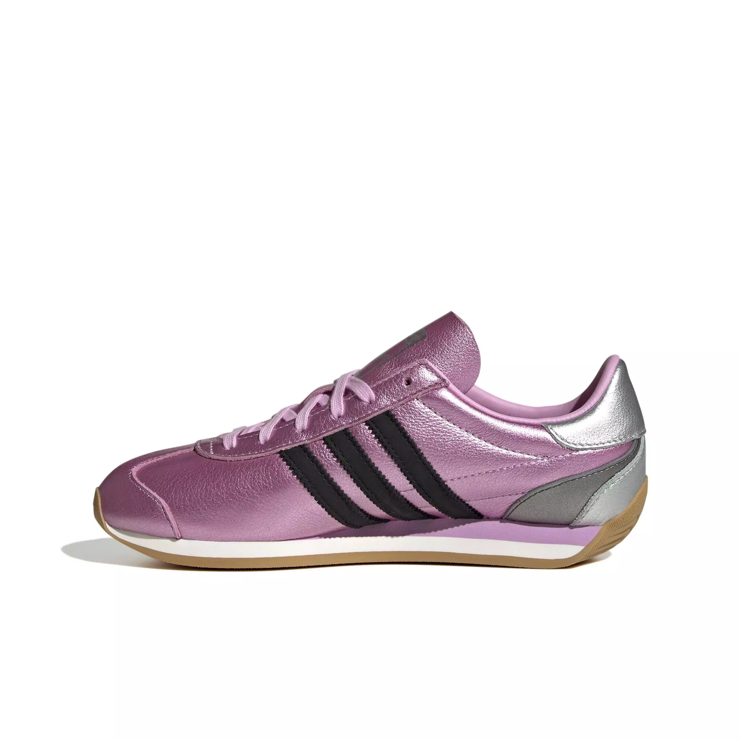 adidas Originals Country OG "Bliss Lilac/Silver Metallic/Core Black" Women's Shoe - LILAC/SILVER/BLACK