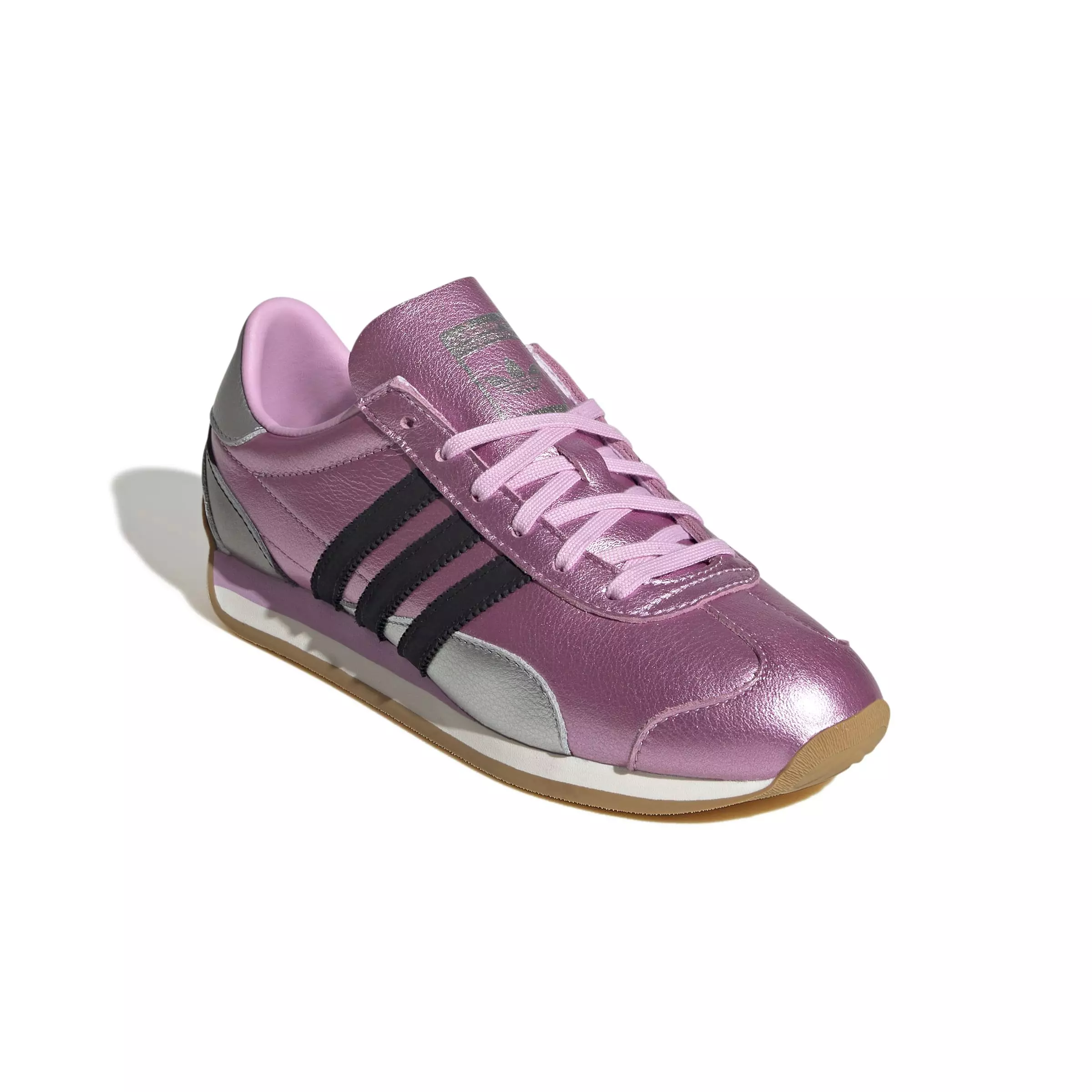 adidas Originals Country OG "Bliss Lilac/Silver Metallic/Core Black" Women's Shoe - LILAC/SILVER/BLACK