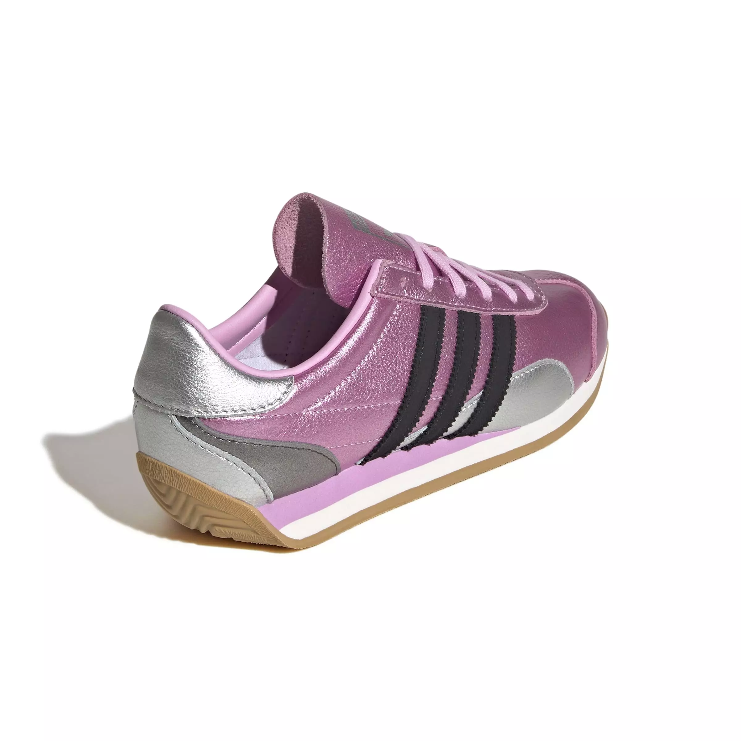 adidas Originals Country OG "Bliss Lilac/Silver Metallic/Core Black" Women's Shoe - LILAC/SILVER/BLACK