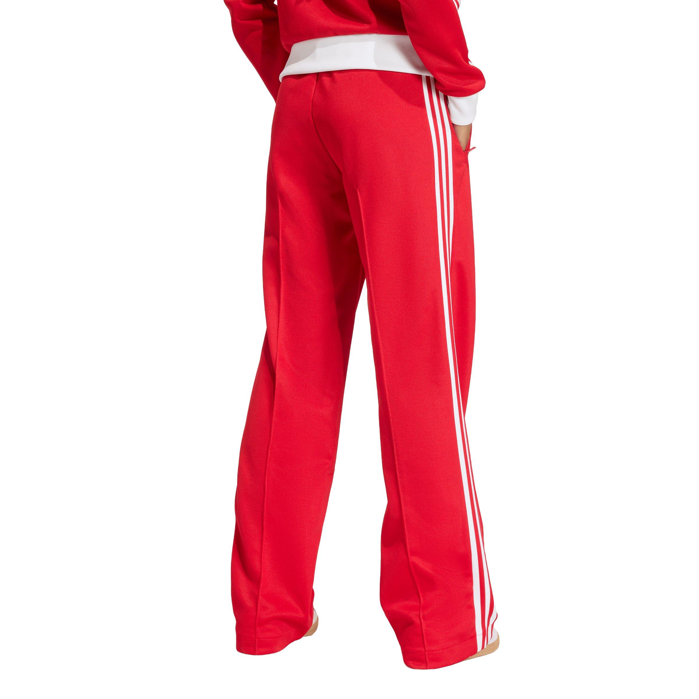 adidas Originals Women's Classic Track Pants - Red/White - RED/WHITE Thumbnail View 2