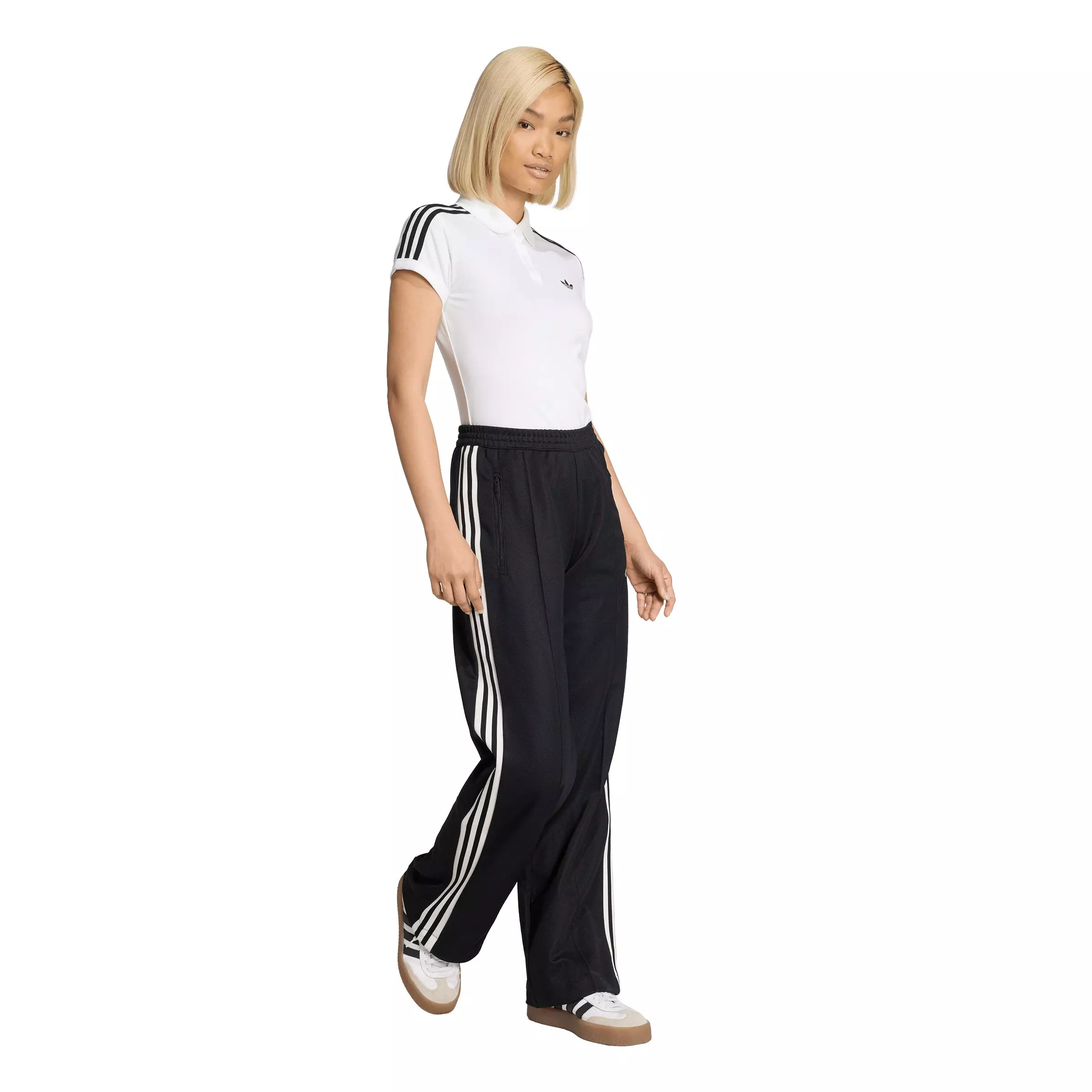 adidas Originals Women's Classic Track Pants - Black/White - BLACK/WHITE