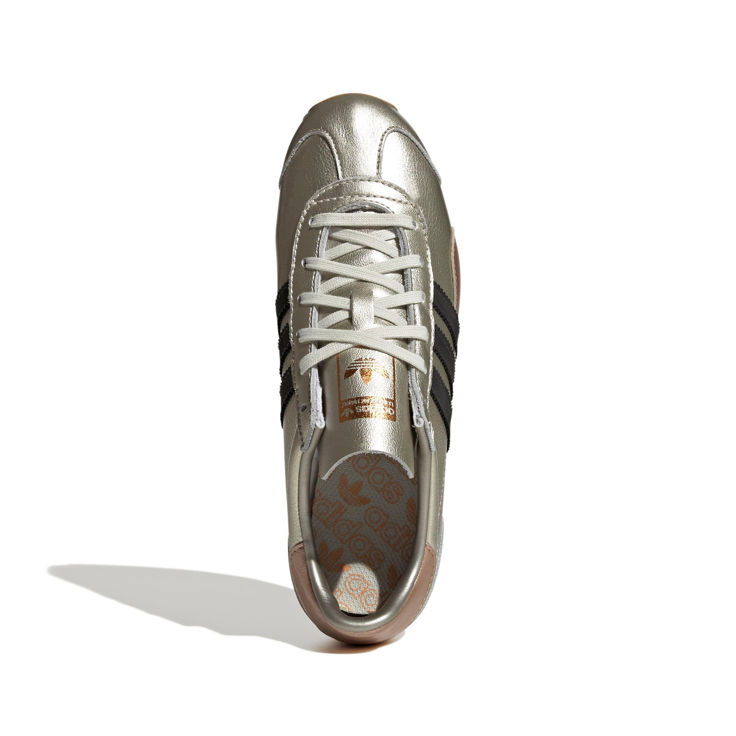 adidas Originals Country OG "Silver Metallic/Gold Metallic/Core Black" Women's Shoe - SILVER/GOLD/BLACK Thumbnail View 5
