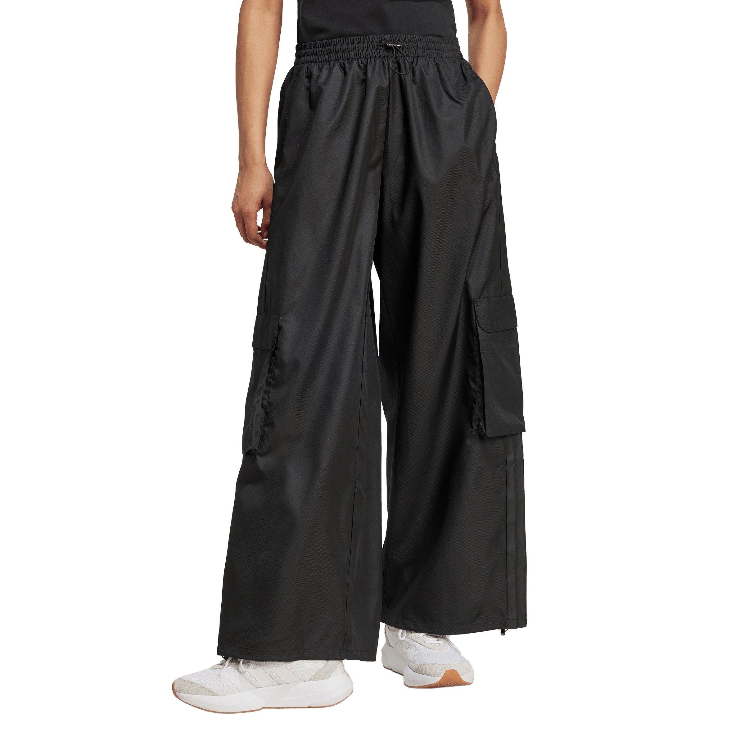 adidas Women's City Tech Utility Woven Cargo Track Pants - Black - BLACK Thumbnail View 1