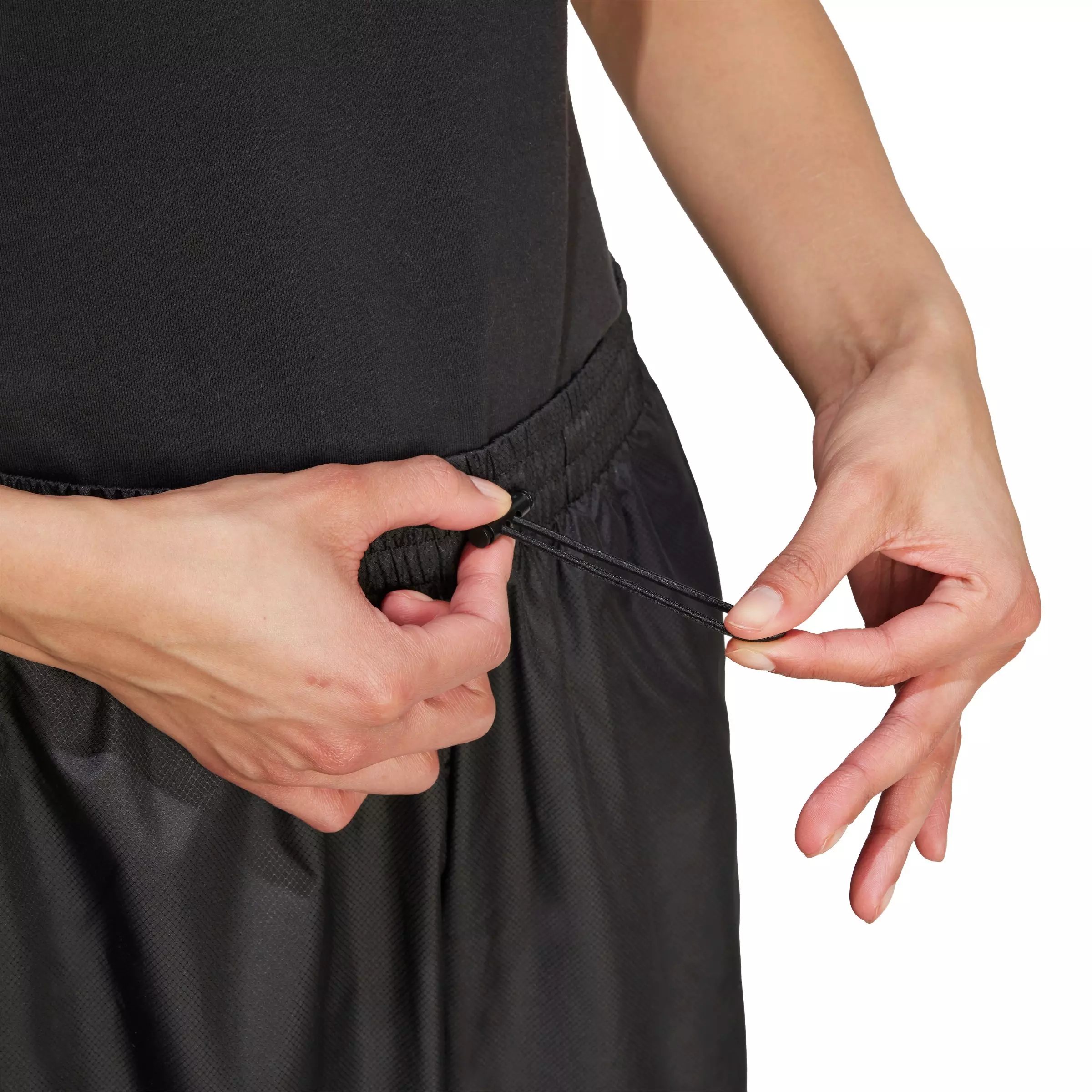 adidas Women's City Tech Utility Woven Cargo Track Pants - Black - BLACK