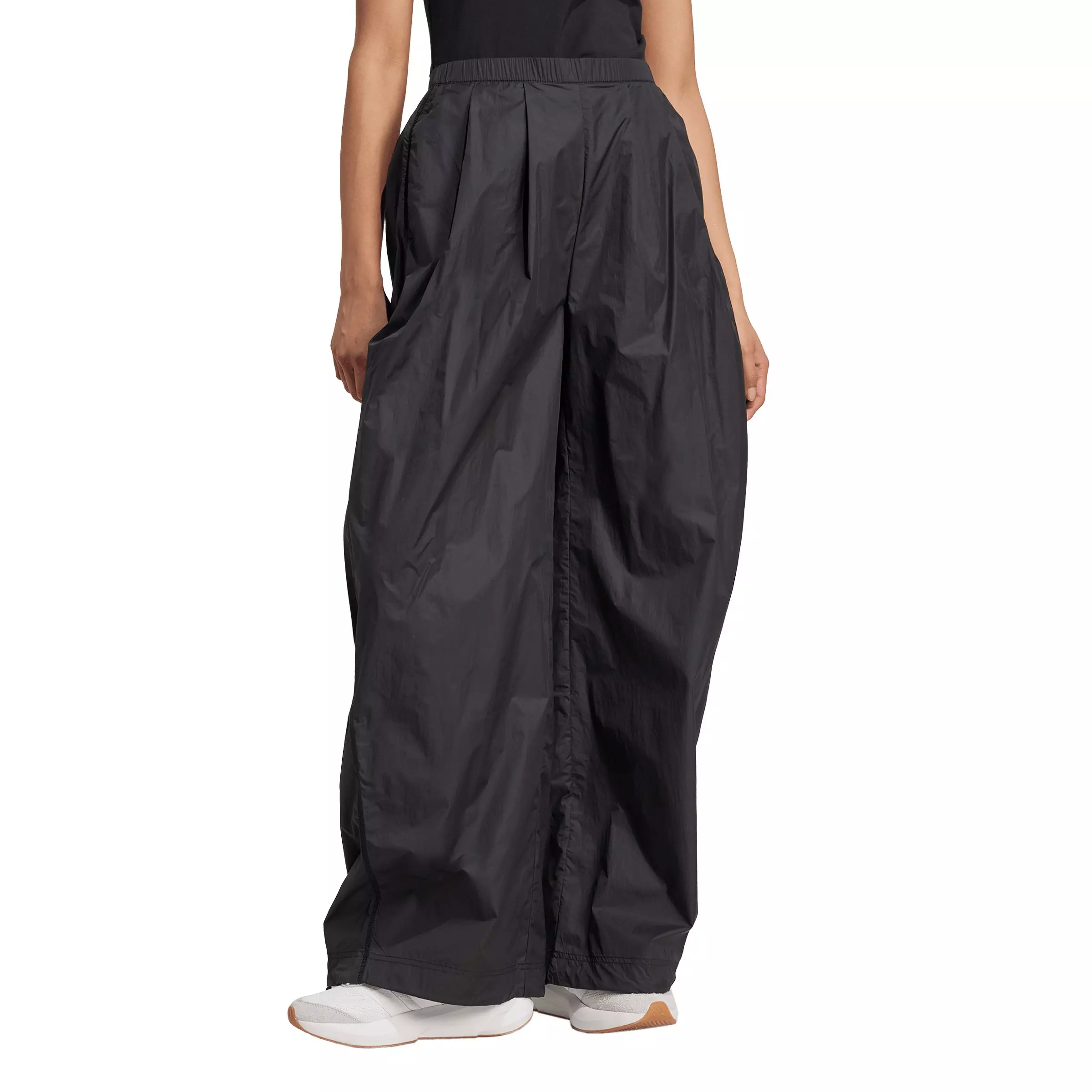 adidas Women's City Tech Utility Woven Cargo Track Pants - Black - BLACK