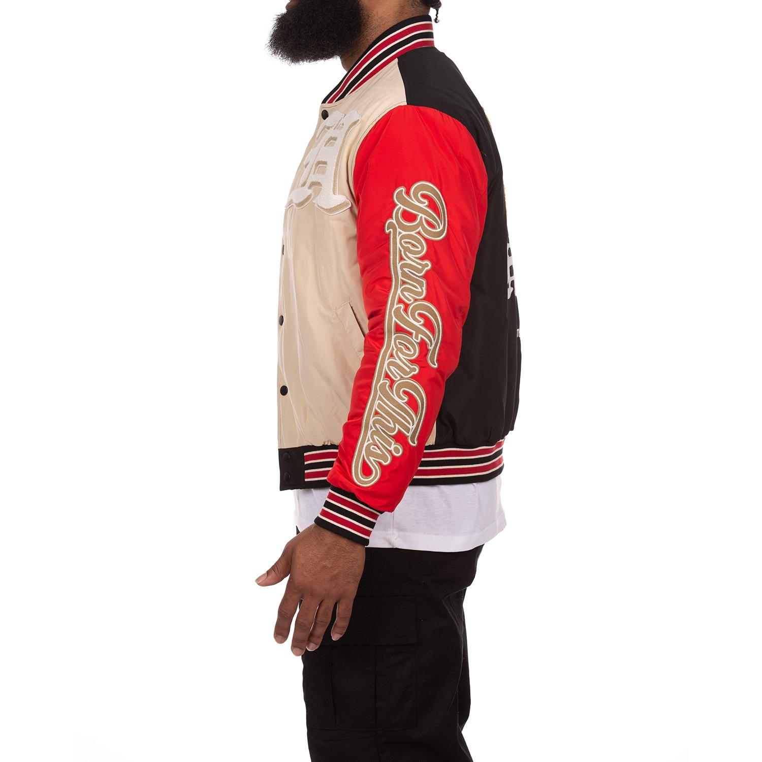 Hustle Gang Men's H Graphic Jacket - BLACK Thumbnail View 4