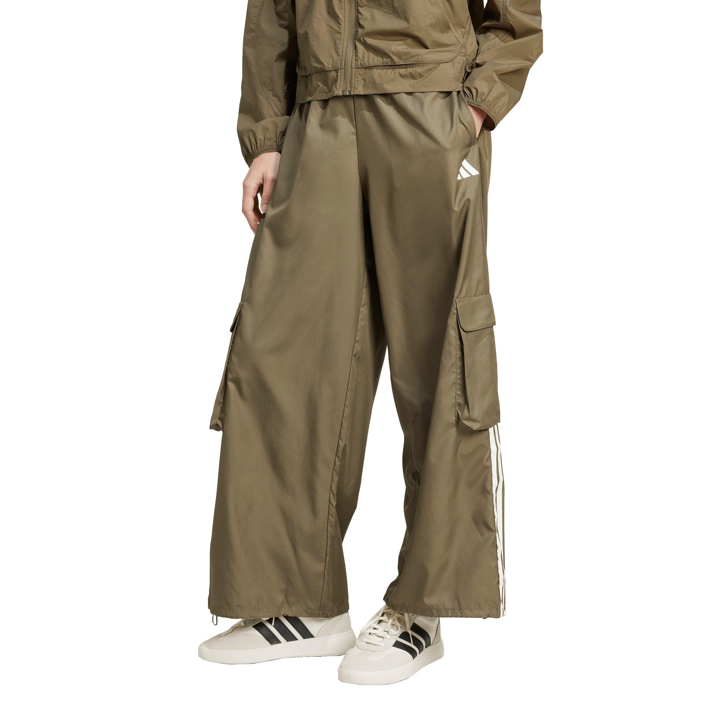 adidas Women's City Tech Utility Woven Cargo Track Pants - Olive - OLIVE Thumbnail View 1