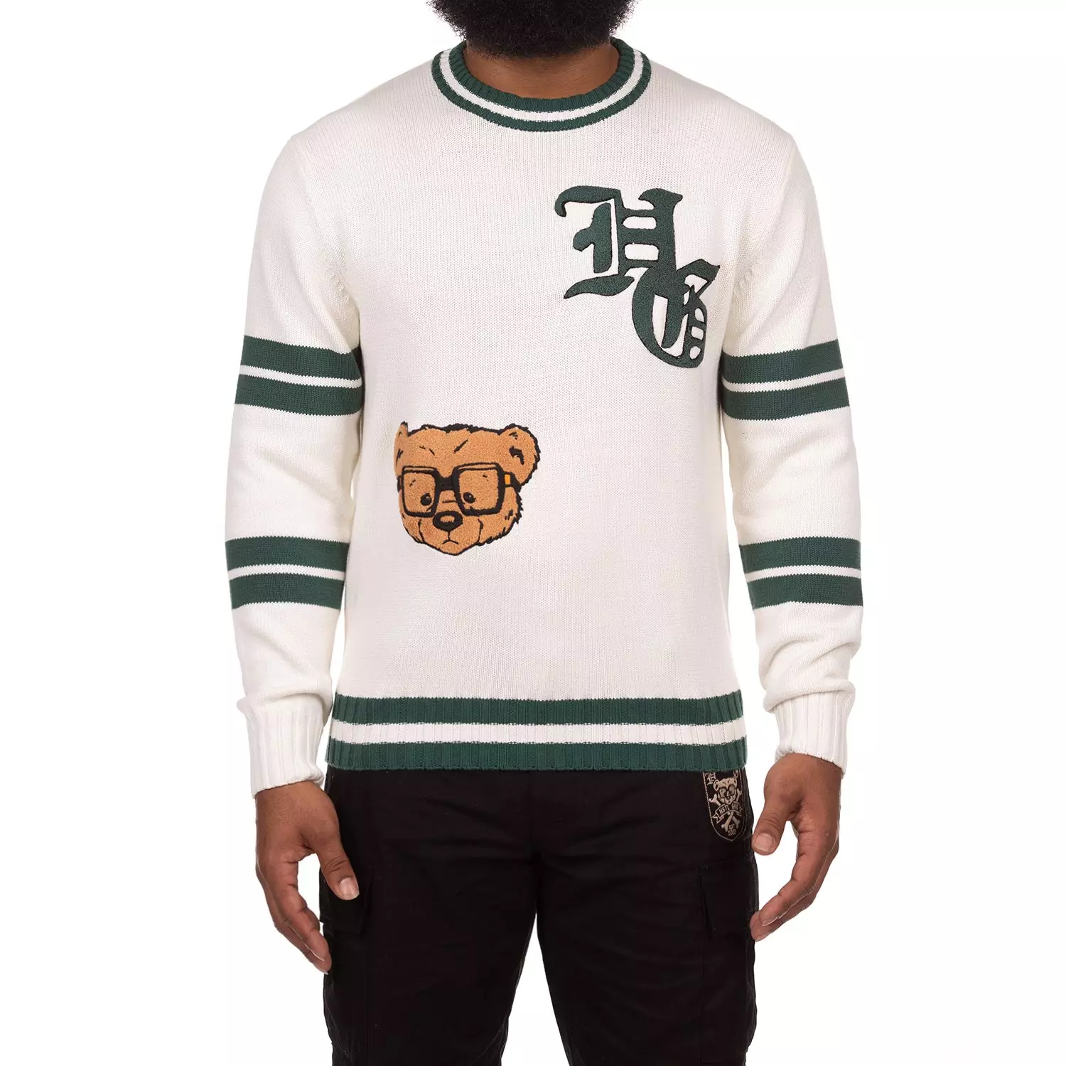 Hustle Gang Men's Riches Sweater - CREAM