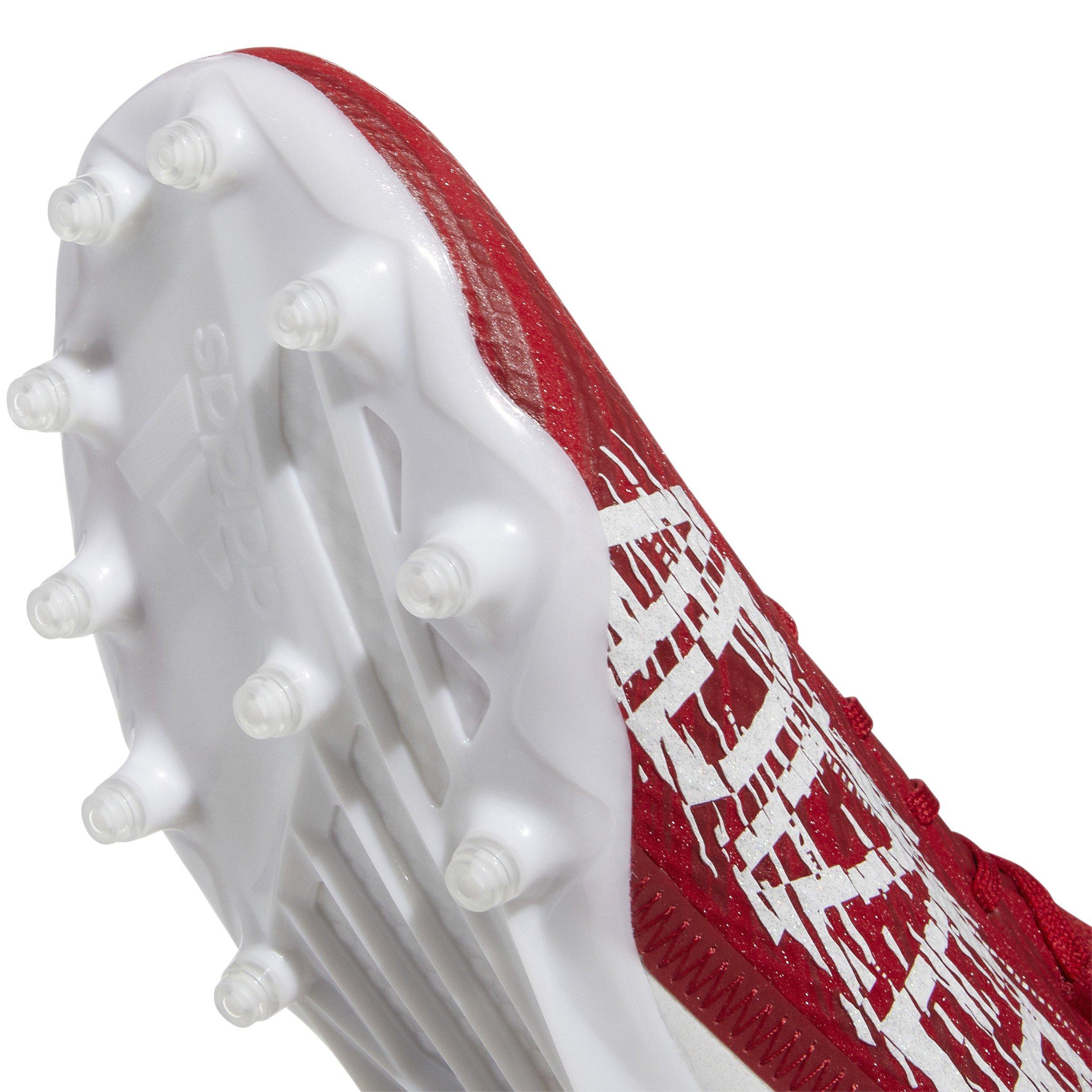 adidas Adizero Scorch "Team Power Red/Ftwr White" Men's Football Cleat - RED Thumbnail View 8