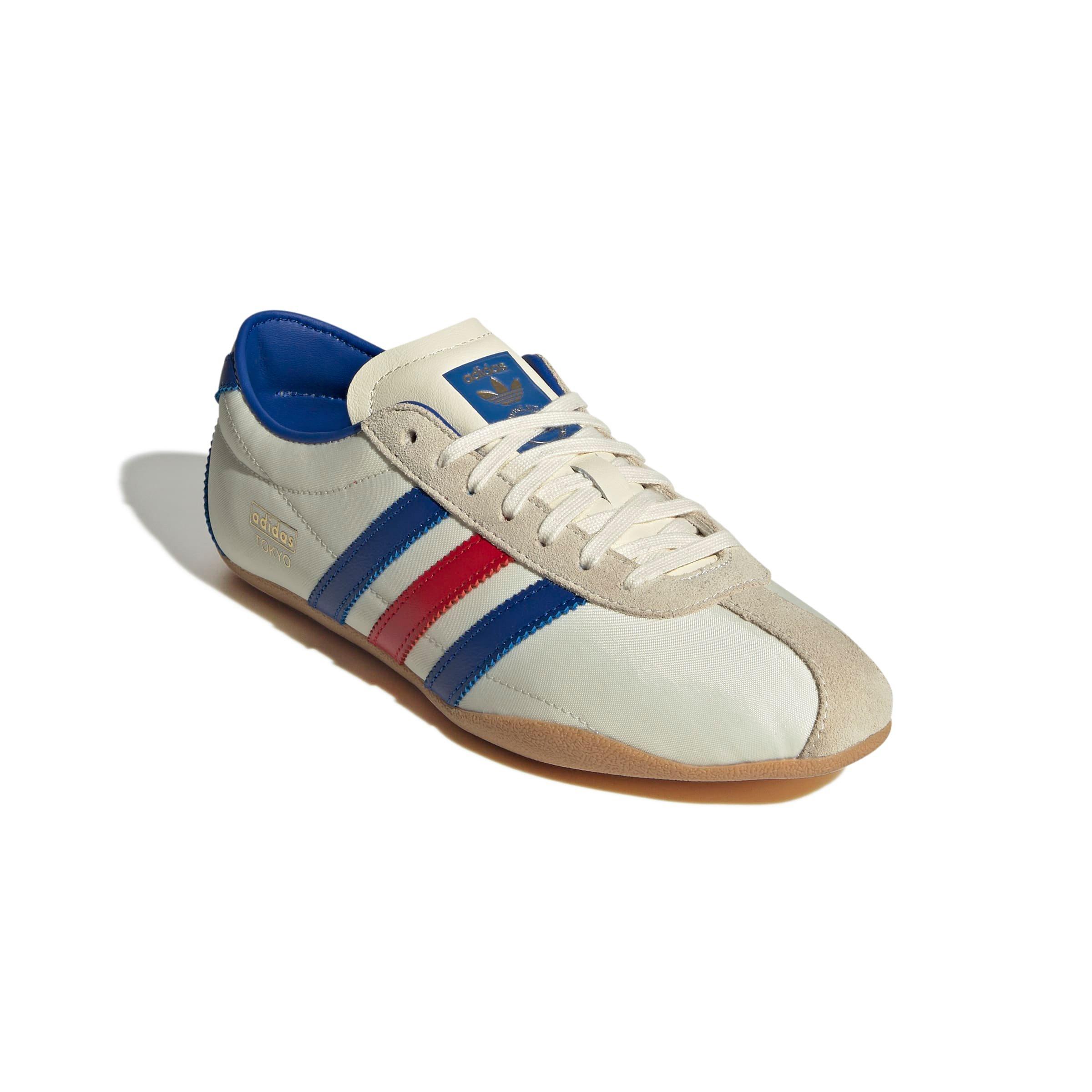 adidas Originals Tokyo "Cream White/Team Royal Blue/Gum 3" Women's Shoe - WHITE/ROYAL/GUM Thumbnail View 3