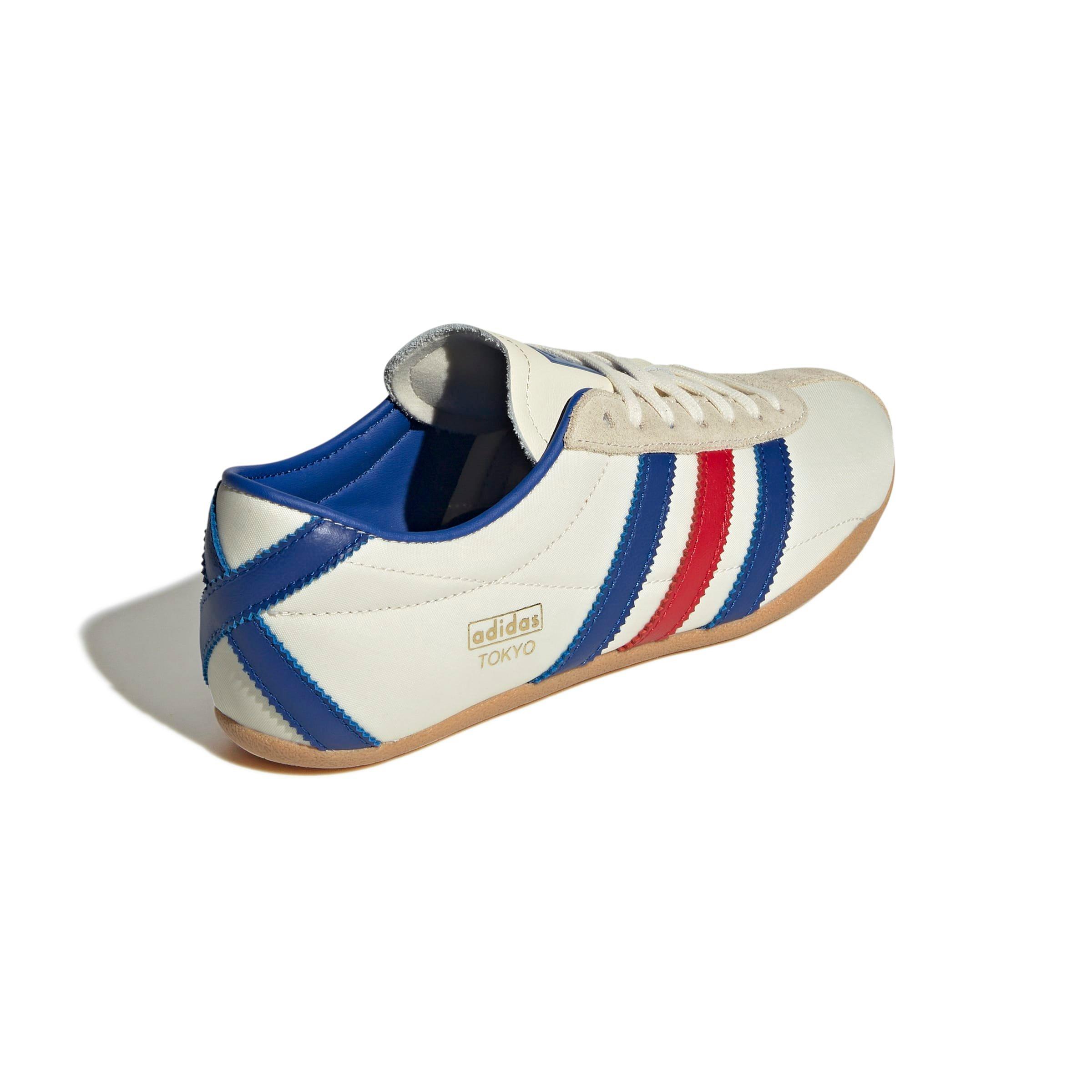 adidas Originals Tokyo "Cream White/Team Royal Blue/Gum 3" Women's Shoe - WHITE/ROYAL/GUM Thumbnail View 4