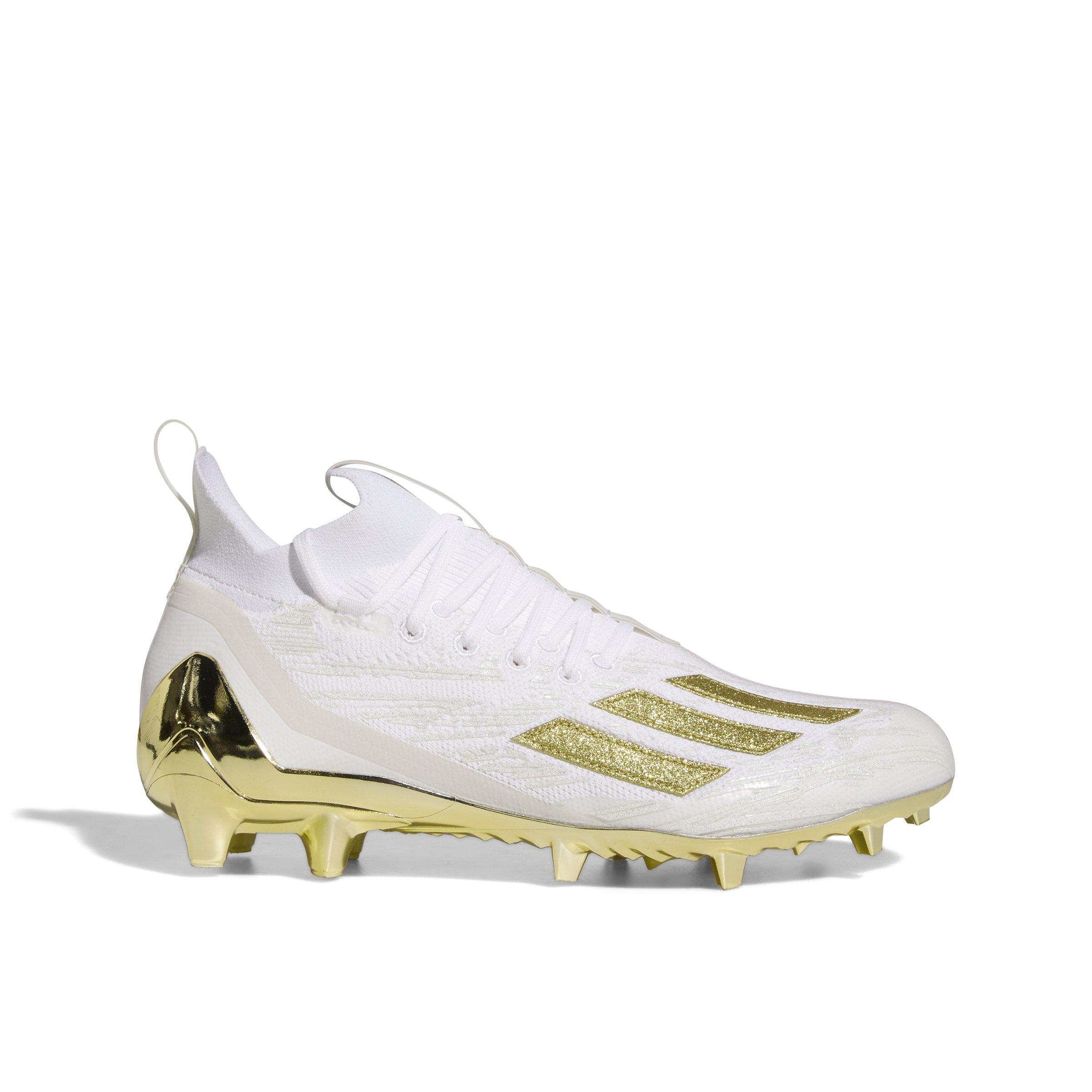 White gold cheap football cleats