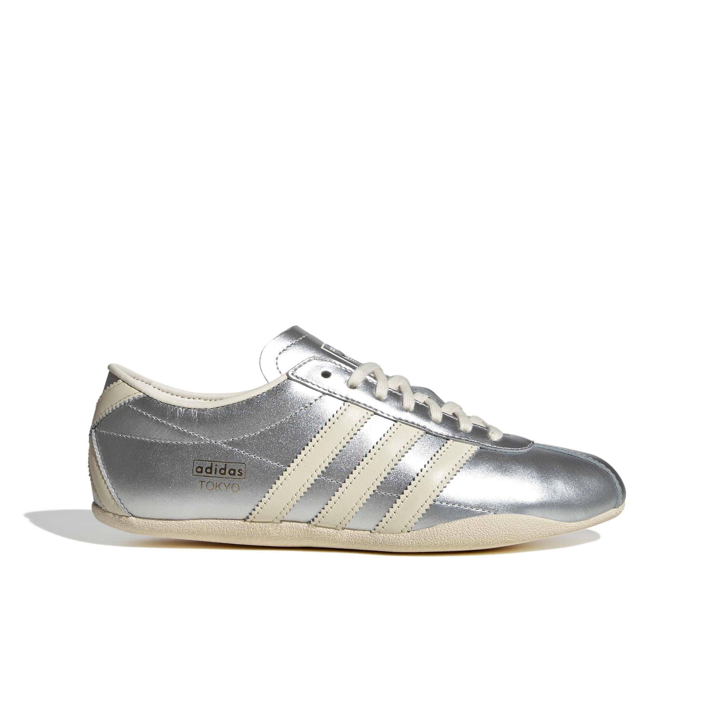 adidas Originals Tokyo "Silver Metallic/Cream White/Gold Metallic" Women's Shoe - SILVER/WHITE/GOLD Thumbnail View 1