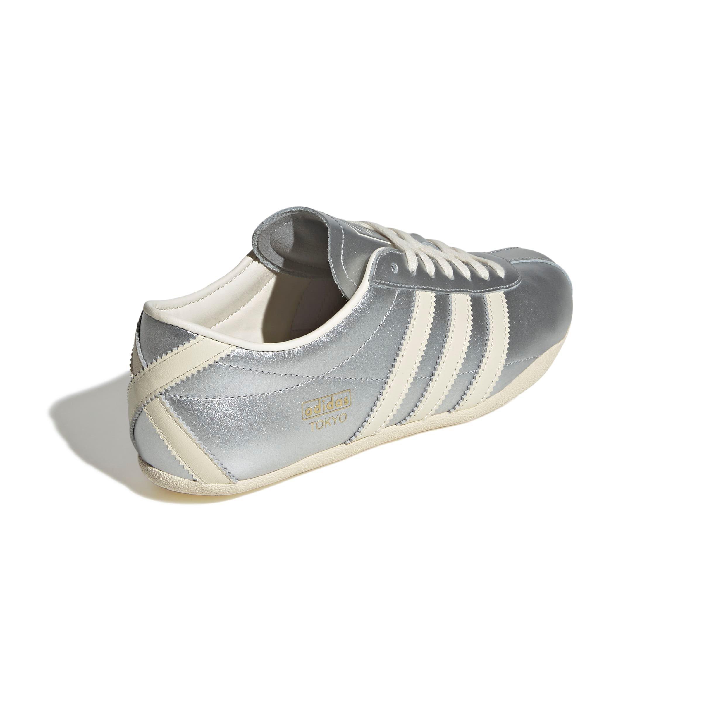 adidas Originals Tokyo "Silver Metallic/Cream White/Gold Metallic" Women's Shoe - SILVER/WHITE/GOLD Thumbnail View 4