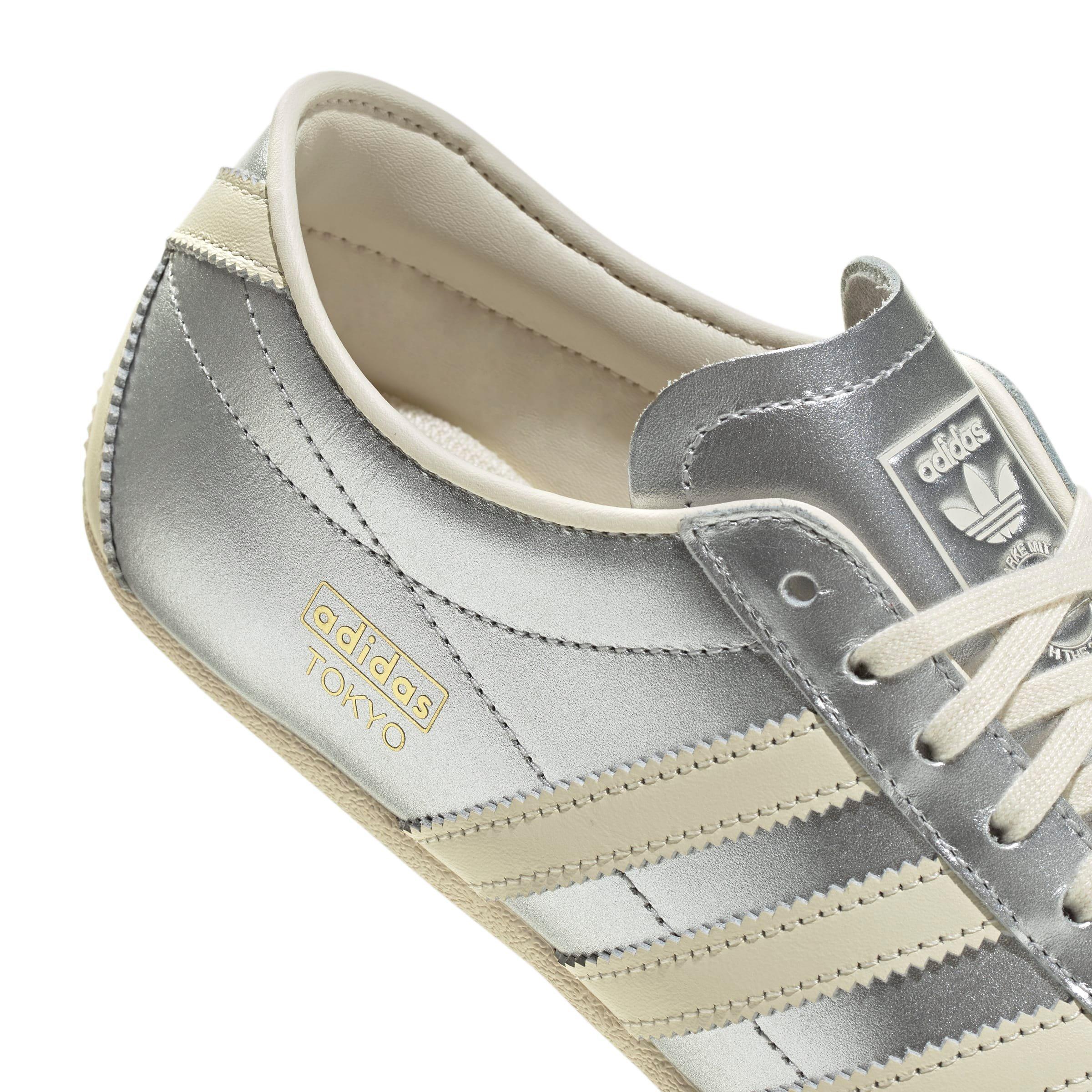 adidas Originals Tokyo "Silver Metallic/Cream White/Gold Metallic" Women's Shoe - SILVER/WHITE/GOLD Thumbnail View 6