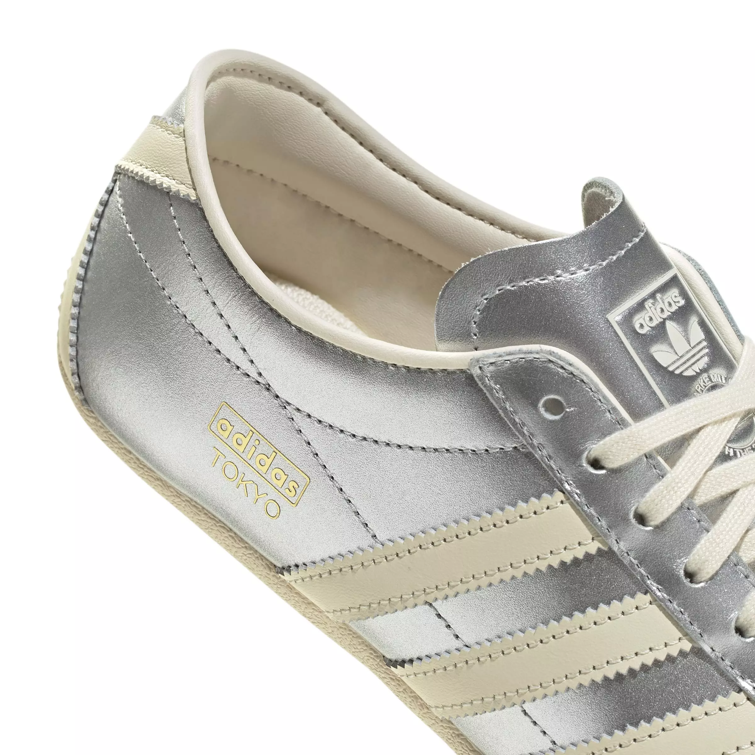 adidas Originals Tokyo "Silver Metallic/Cream White/Gold Metallic" Women's Shoe - SILVER/WHITE/GOLD
