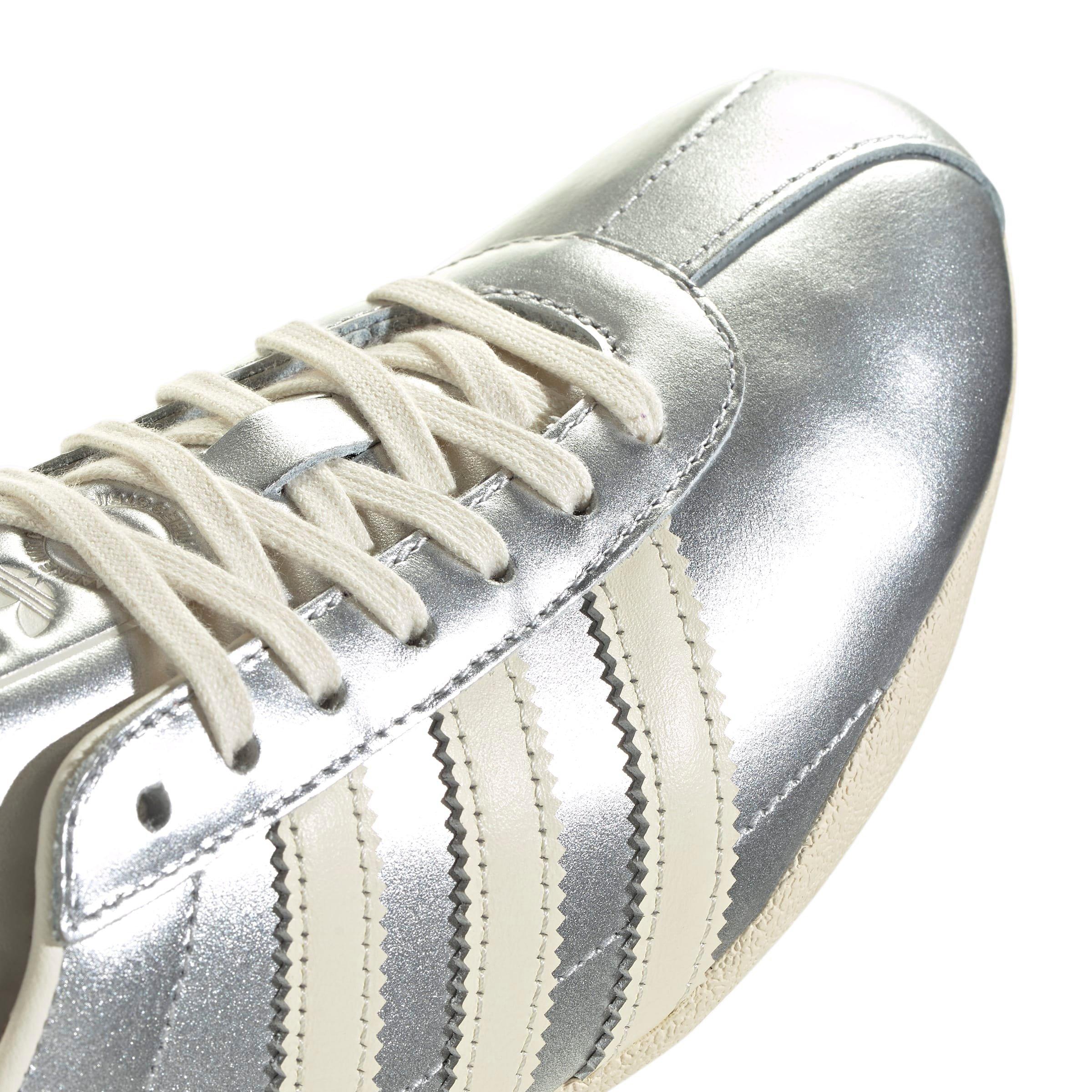 adidas Tokyo Metallic Silver Sneakers with Cream Accents adidas Tokyo MJ KI4312 Silver Metallic Cloud White Gum  main image 3