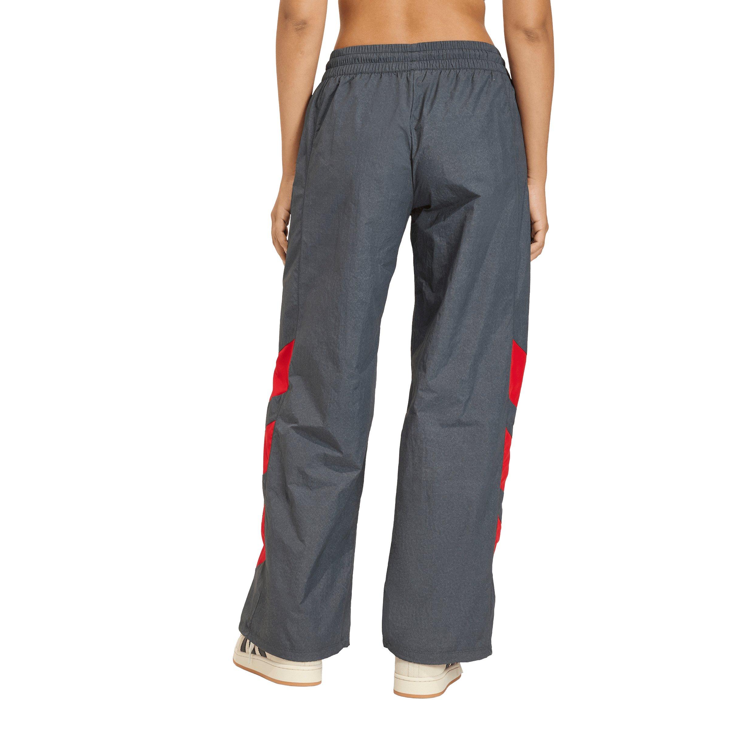 adidas Originals Women's Blocked Washed Track Pants - Black/Red - BLACK/RED Thumbnail View 2